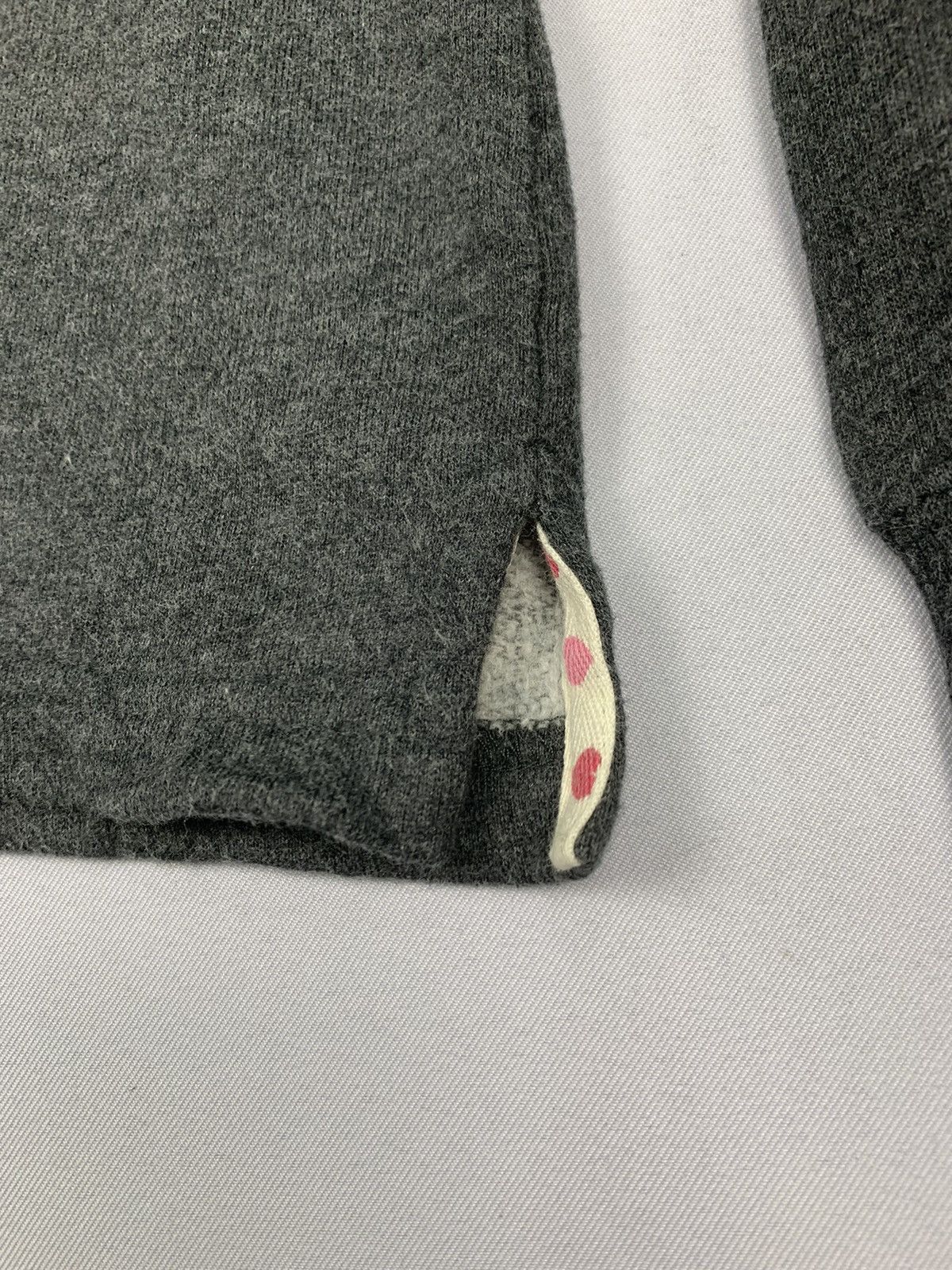 Designer × Japanese Brand RUE DE MARIE CLAIRE Grey Half Zipp Collar Fleece Sweatshirt Size S / US 4 / IT 40 - 13 Thumbnail