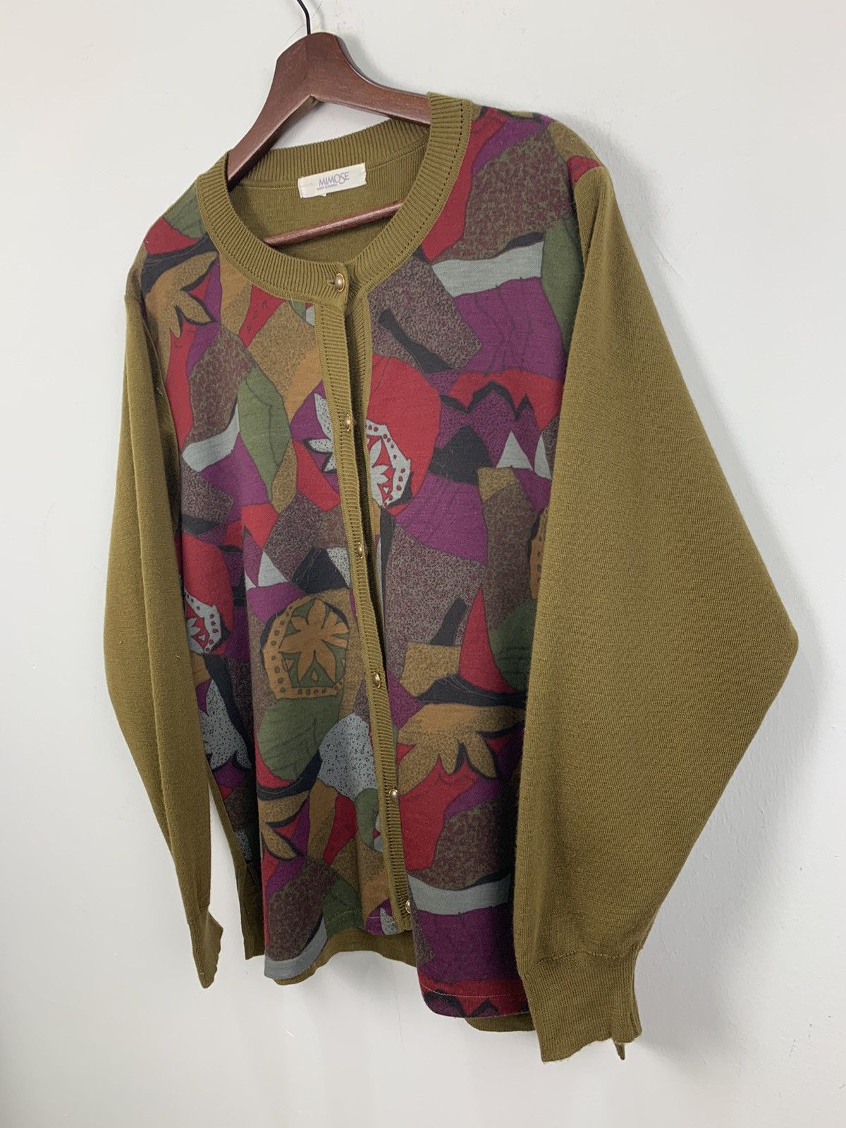 Japanese Brand × Mosaique MIMOSE Queen Elegance Mosaic Art Button Up Pattern Cardigan Size L / US 10 / IT 46 - 7 Thumbnail