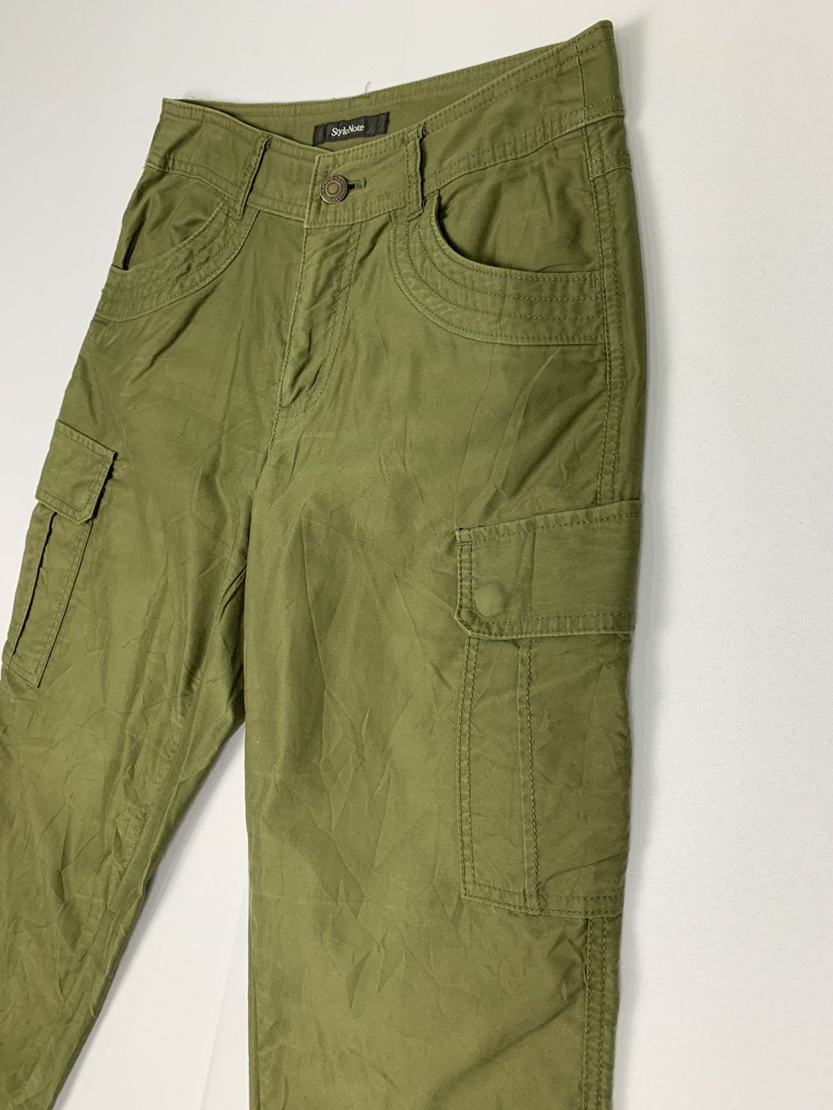 Japanese Brand STYLENOTE Multipocket Tactical Utility Streetwear CargoPant Size US 27 - 9 Thumbnail