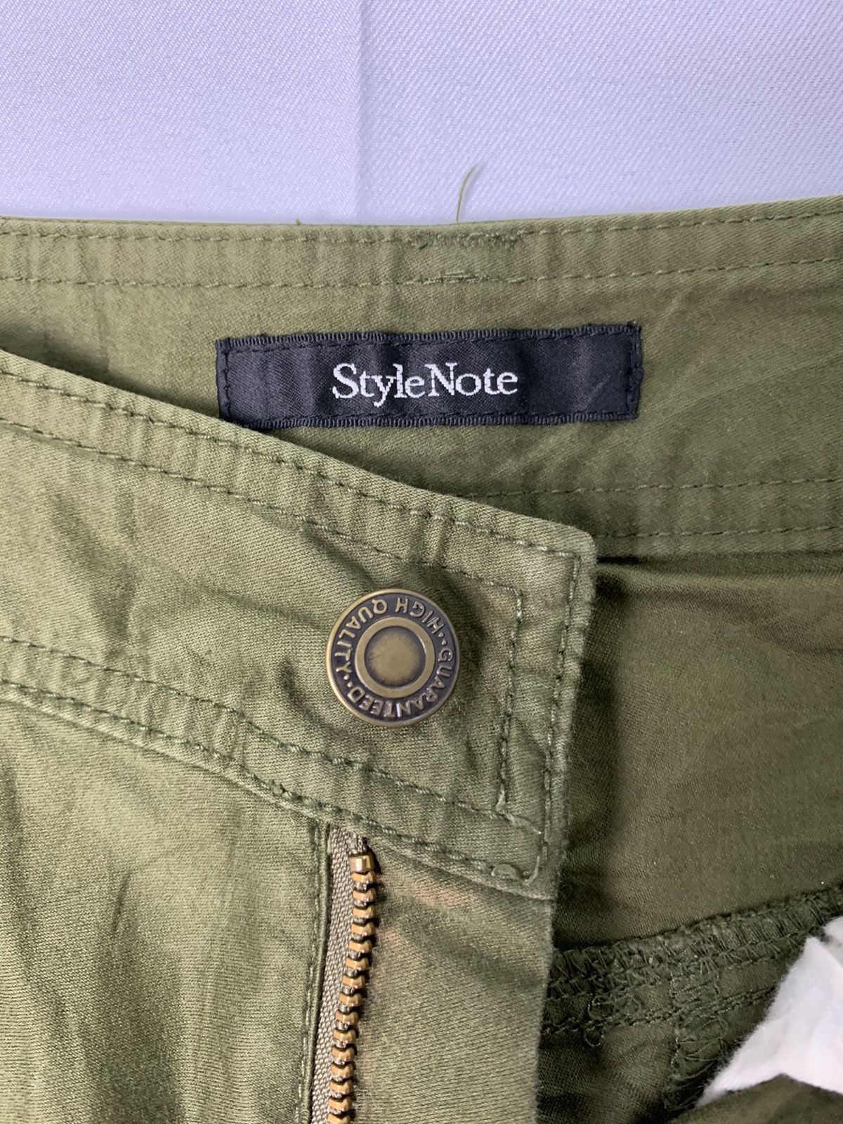 Japanese Brand STYLENOTE Multipocket Tactical Utility Streetwear CargoPant Size US 27 - 15 Thumbnail