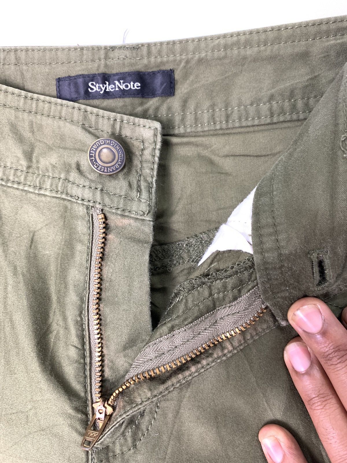 Japanese Brand STYLENOTE Multipocket Tactical Utility Streetwear CargoPant Size US 27 - 14 Thumbnail