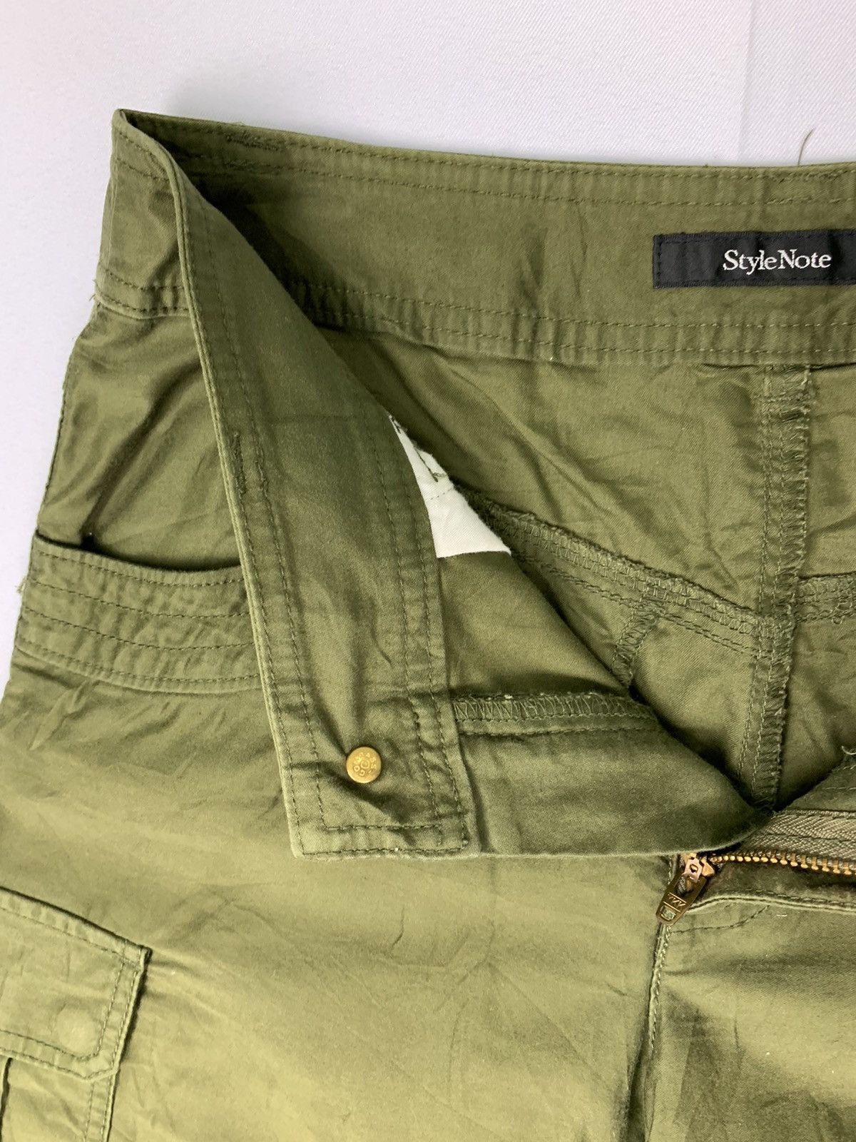 Japanese Brand STYLENOTE Multipocket Tactical Utility Streetwear CargoPant Size US 27 - 16 Thumbnail