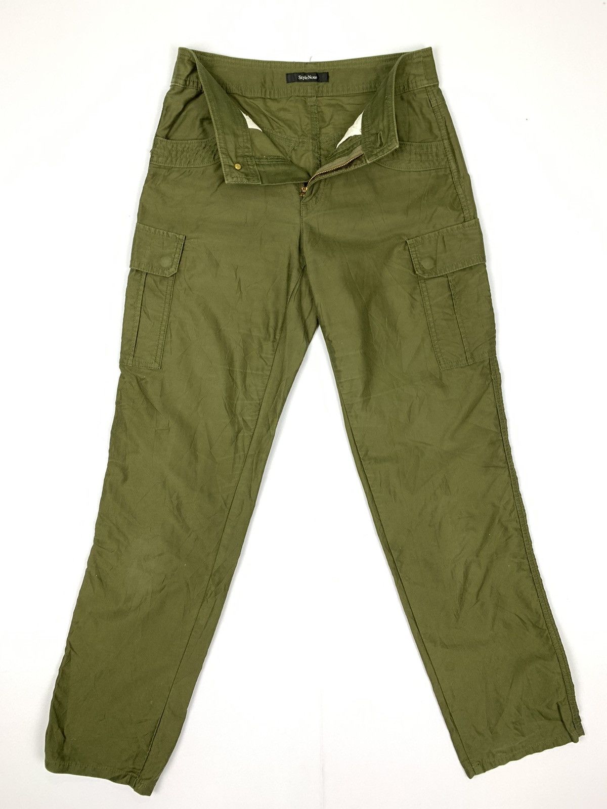 Japanese Brand STYLENOTE Multipocket Tactical Utility Streetwear CargoPant Size US 27 - 5 Thumbnail