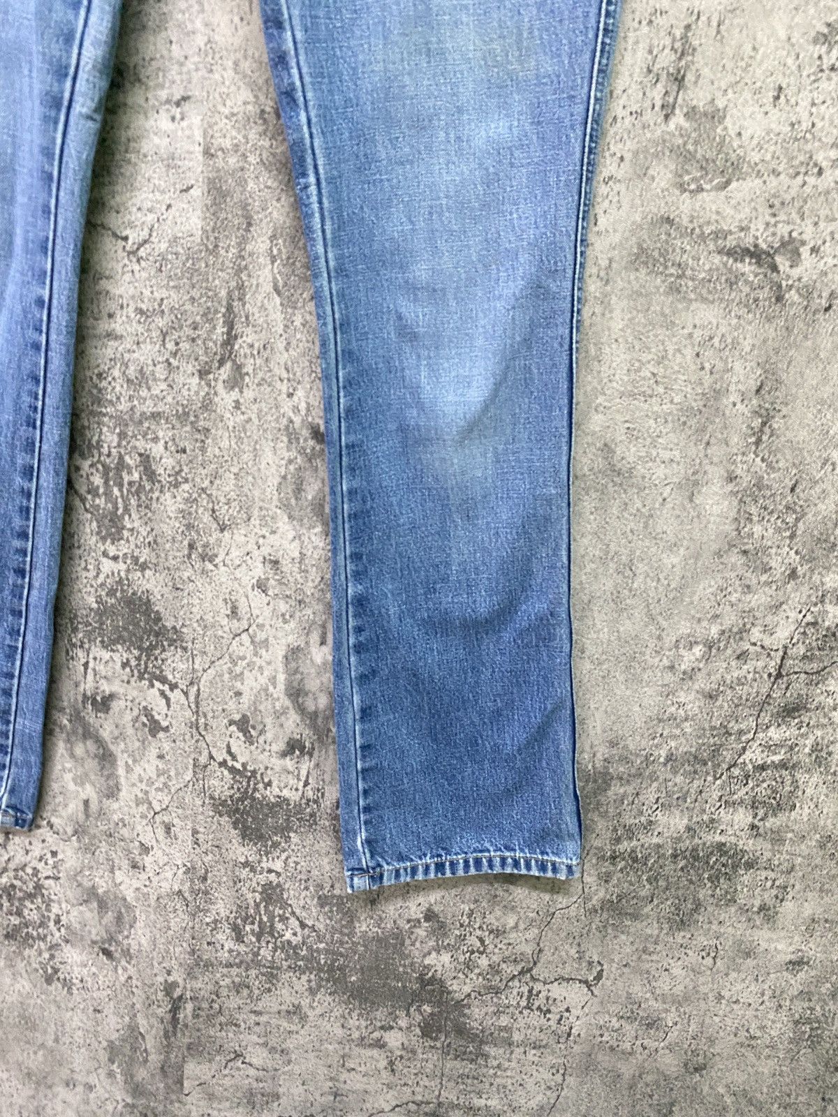 Guess × Vintage Vintage GUESS Talon Zipper Workwear Carpenter Flared Jeans Size US 27 - 6 Thumbnail