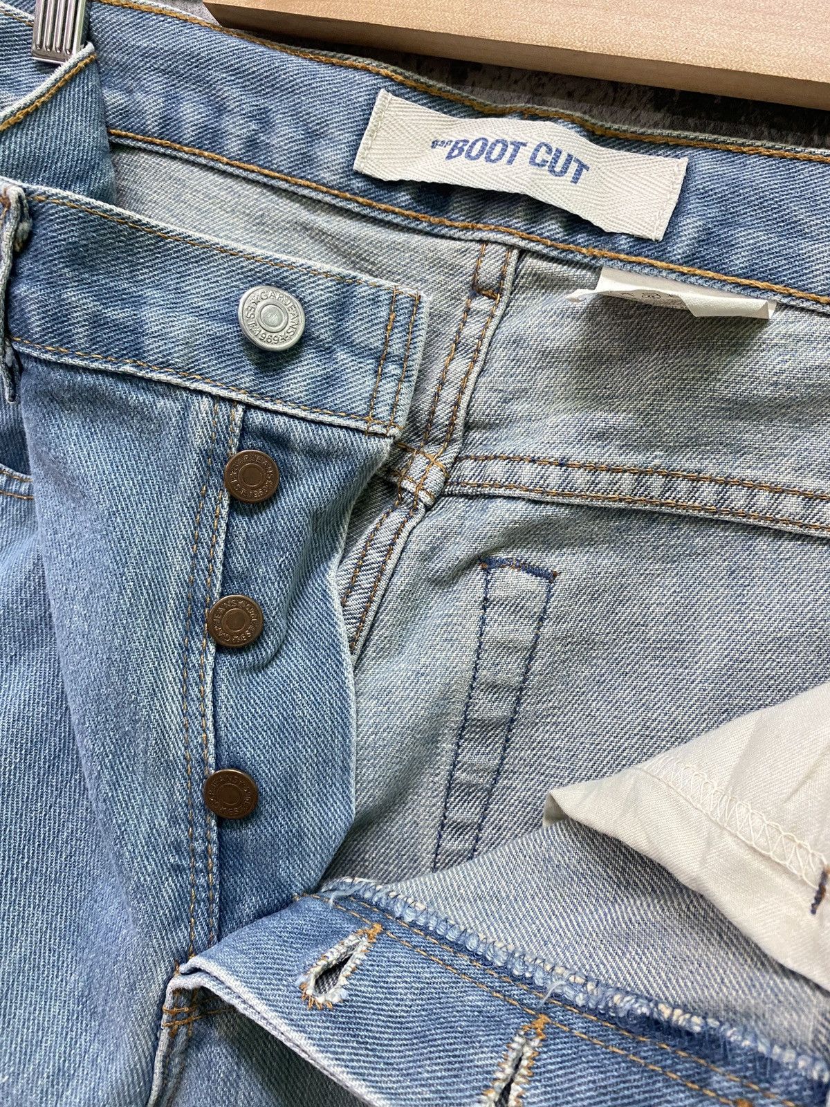 Gap × Vintage Vintage GAP Lightwash Flared Denim Size US 30 / EU 46 - 17 Thumbnail