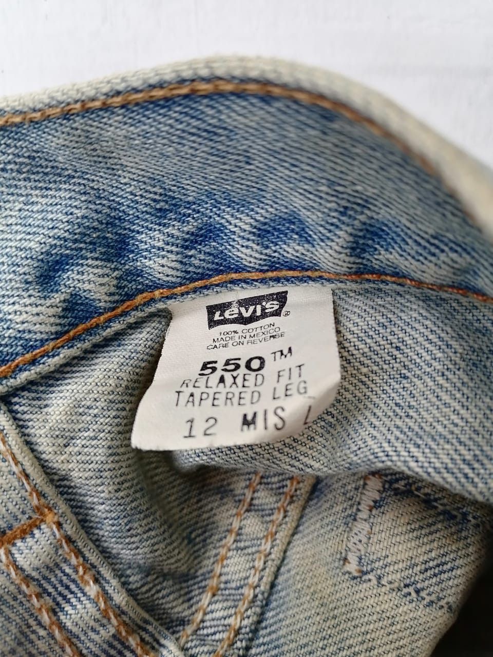Levi's × Levi's Vintage Clothing × Vintage Levi's Strauss 550 Relaxed Fit Tapered Leg Denim Jeans Size US 31 - 5 Thumbnail