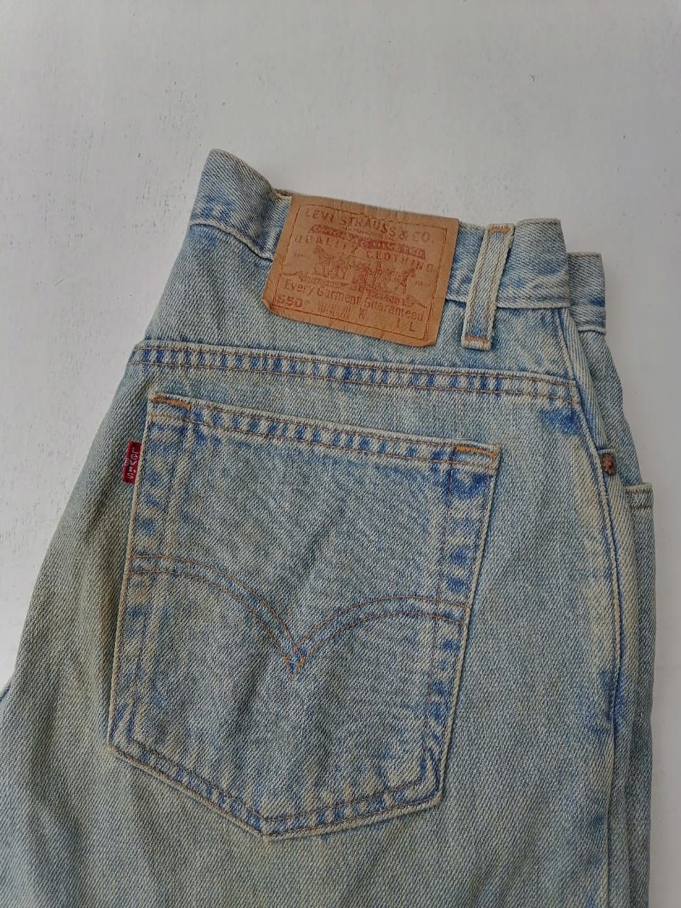 Levi's × Levi's Vintage Clothing × Vintage Levi's Strauss 550 Relaxed Fit Tapered Leg Denim Jeans Size US 31 - 7 Thumbnail