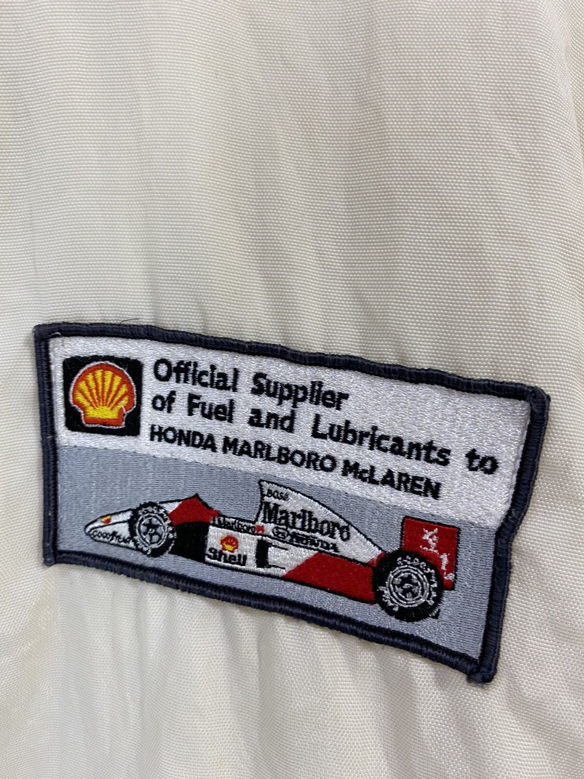 Vintage Vintage Shell F1 McLaren Marlboro Jacket Design Size US L / EU 52-54 / 3 - 3 Thumbnail
