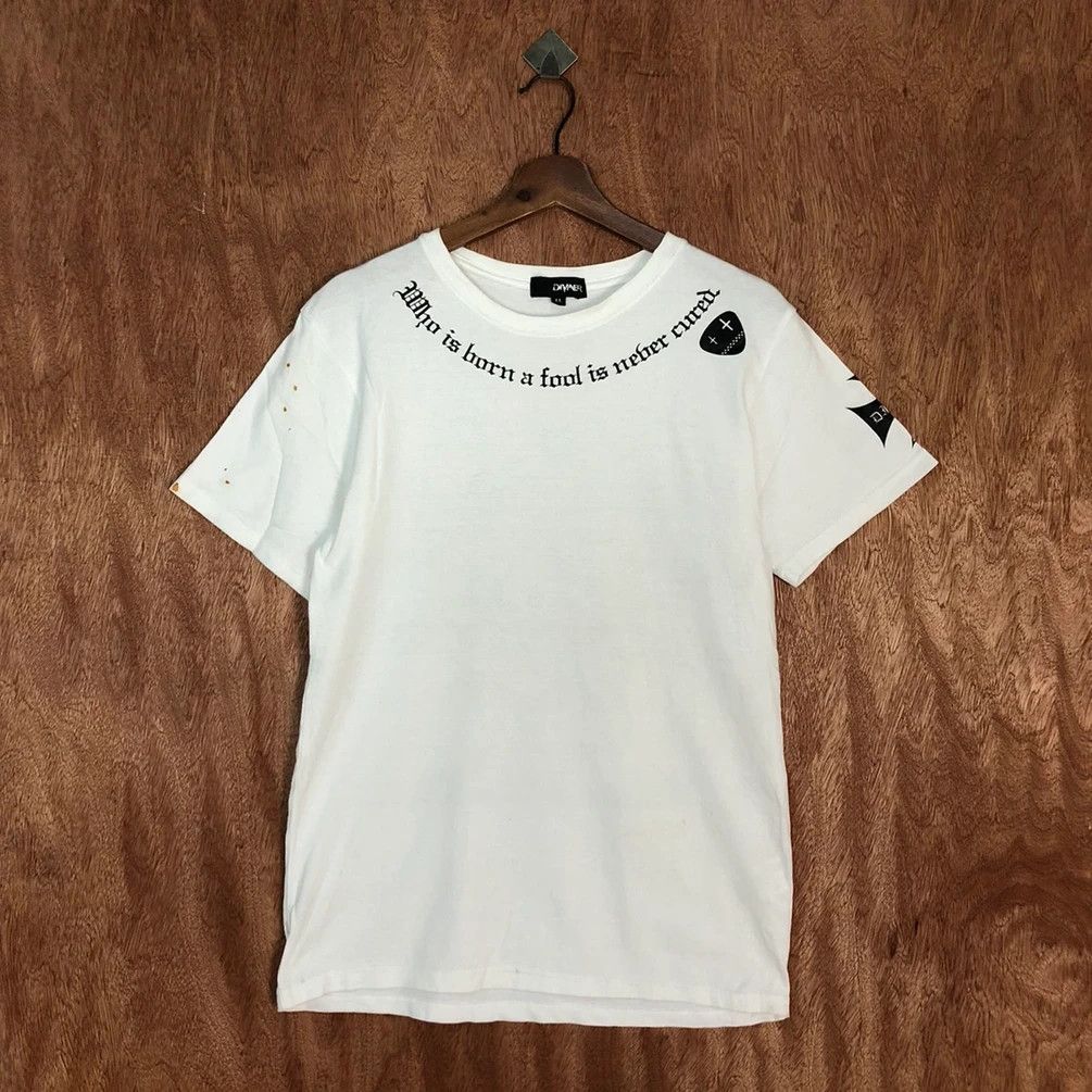 Japanese Brand DL Diviner fuck punk White like if six was 9 tee #c862 Size US S / EU 44-46 / 1 - 14 Thumbnail