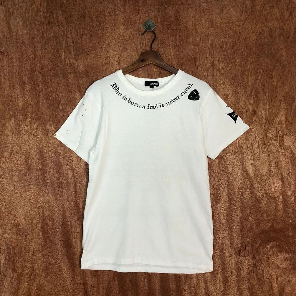 Japanese Brand DL Diviner fuck punk White like if six was 9 tee #c862 Size US S / EU 44-46 / 1 - 16 Thumbnail