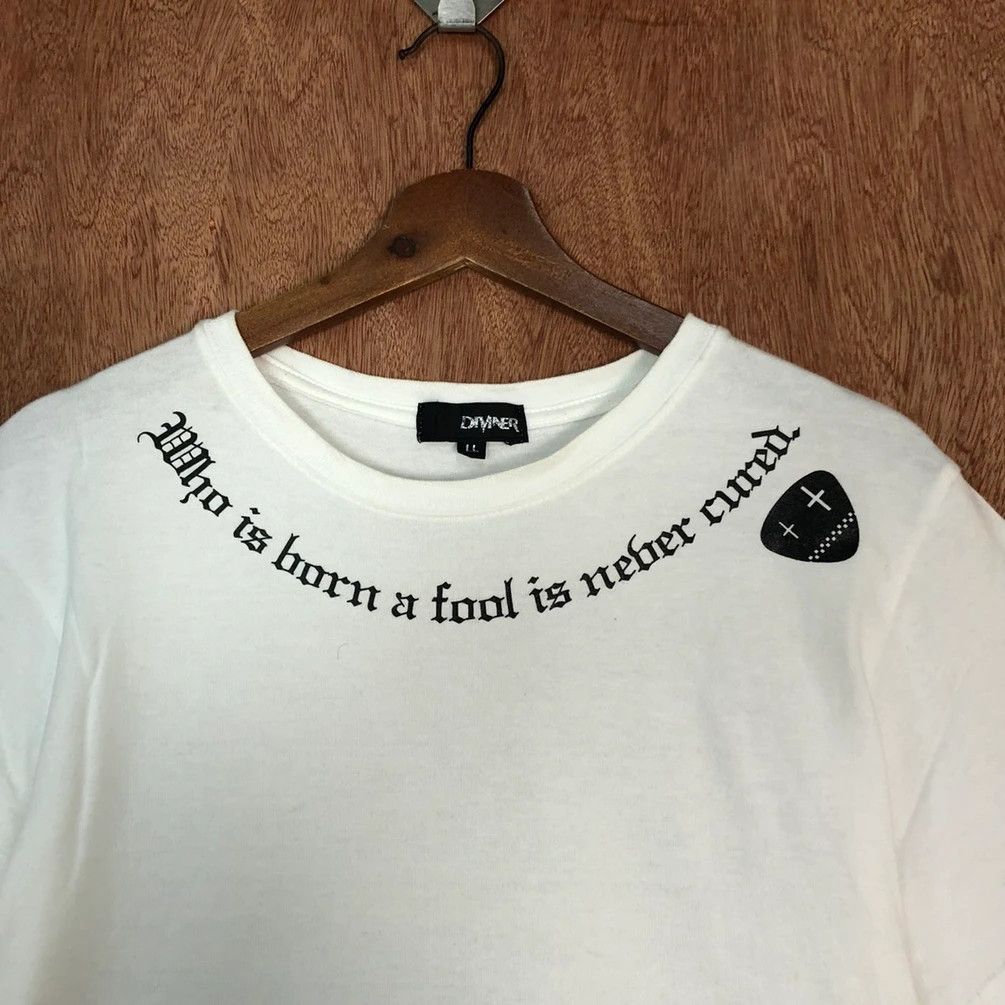 Japanese Brand DL Diviner fuck punk White like if six was 9 tee #c862 Size US S / EU 44-46 / 1 - 10 Thumbnail