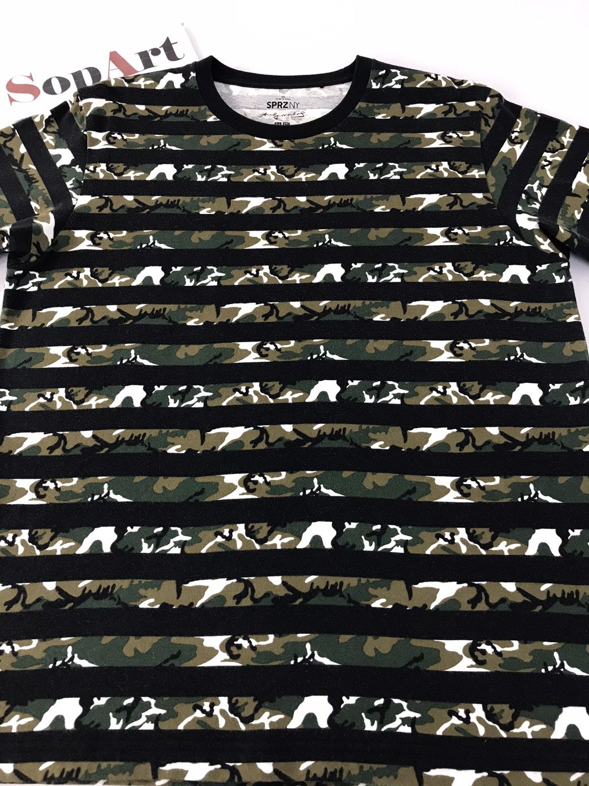 Andy Warhol × Japanese Brand The Andy Warhol Camouflage Foundation For The Visual Art Tee Size US M / EU 48-50 / 2 - 3 Thumbnail