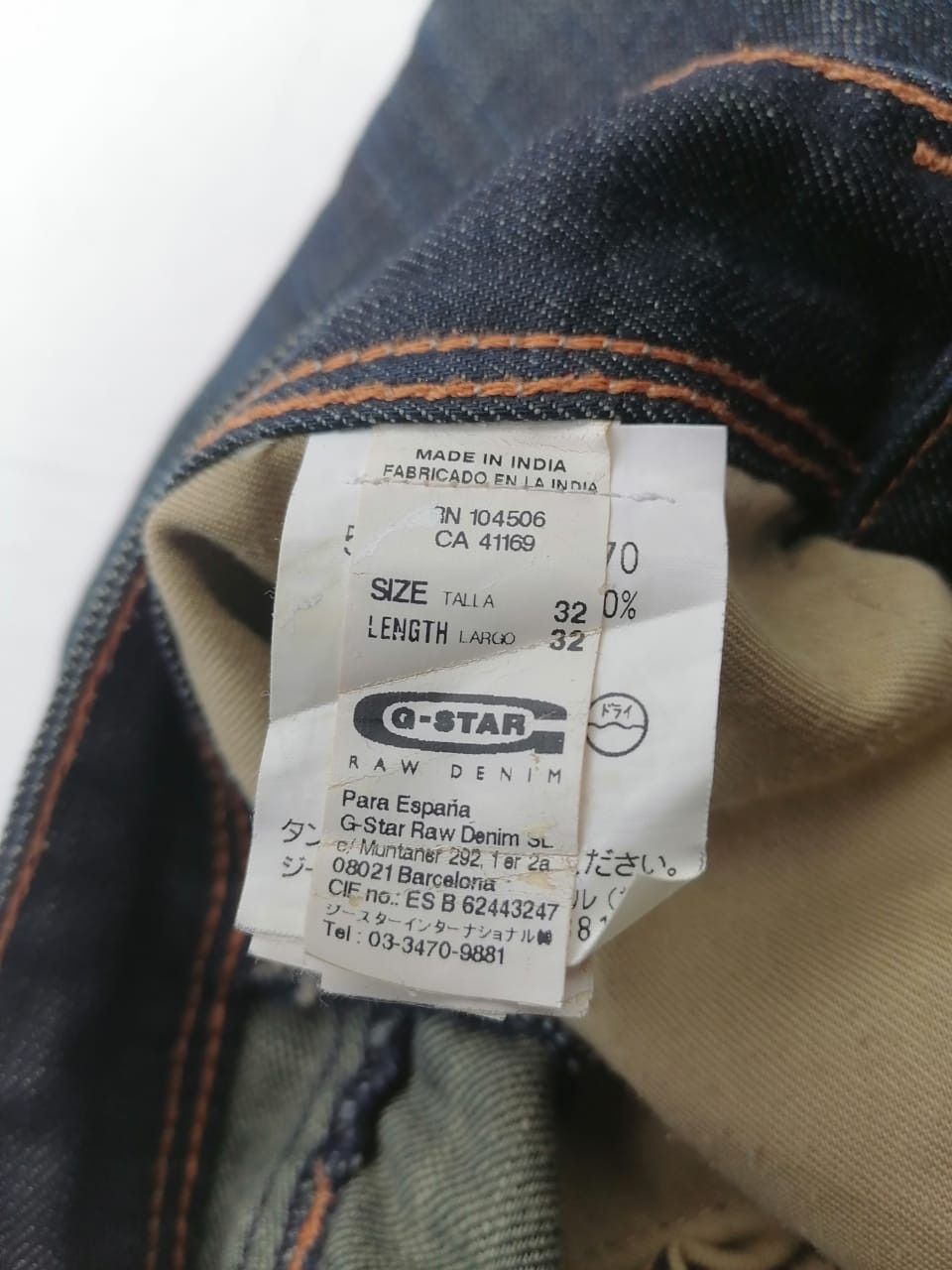 G-Star G Star Raw Reese Classic Fly Button Jeans Size US 34 / EU 50 - 4 Thumbnail