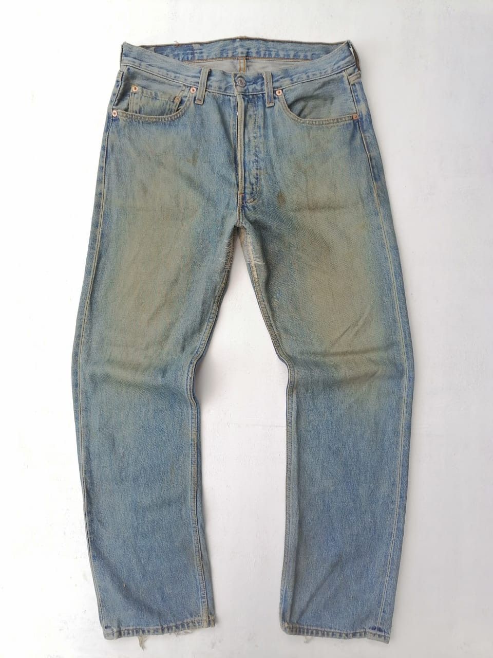Levi's × Levi's Vintage Clothing × Vintage Levi's Strauss Fly Button Denim Jeans Size US 32 / EU 48 - 1 Thumbnail