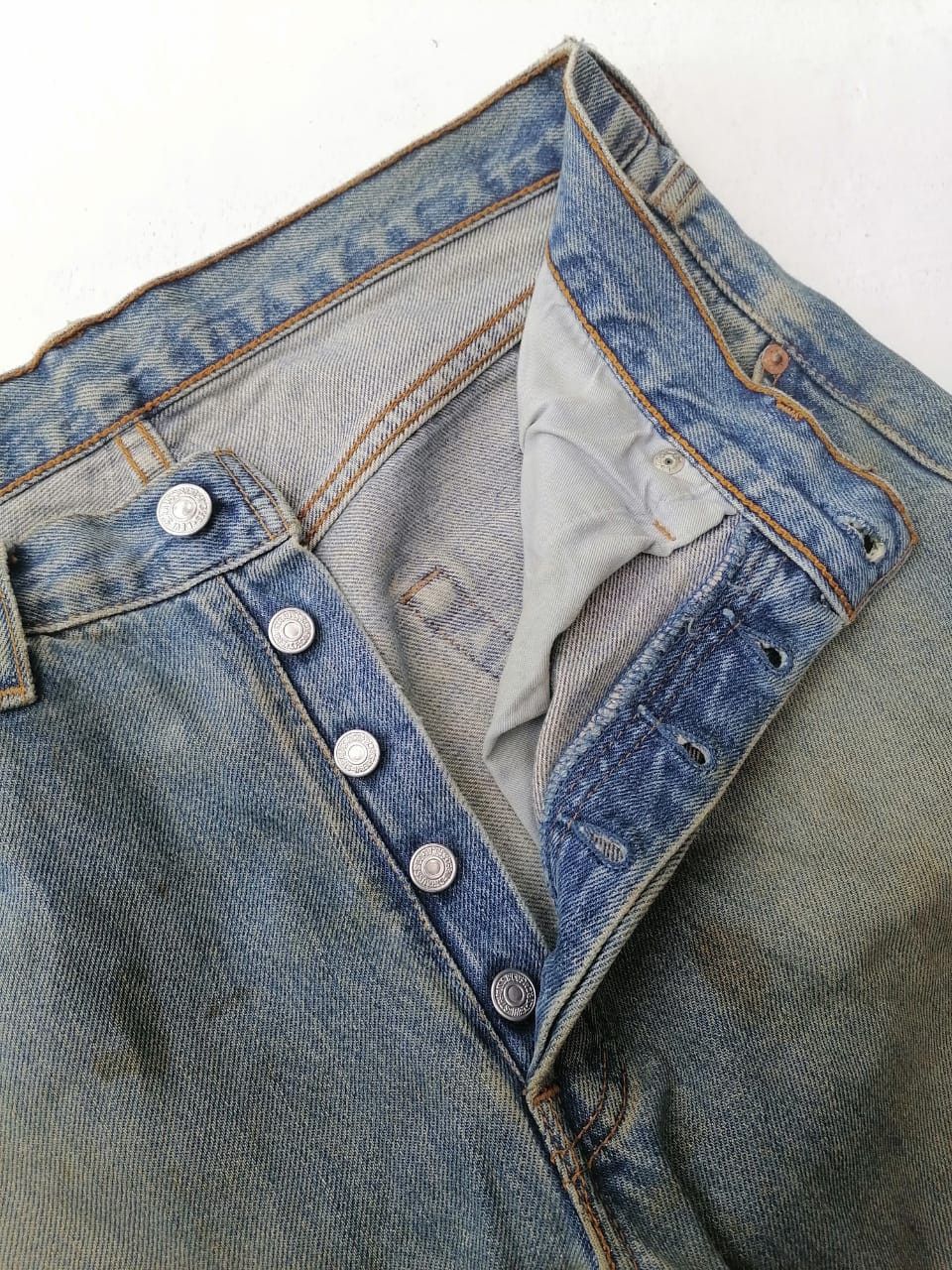 Levi's × Levi's Vintage Clothing × Vintage Levi's Strauss Fly Button Denim Jeans Size US 32 / EU 48 - 4 Thumbnail