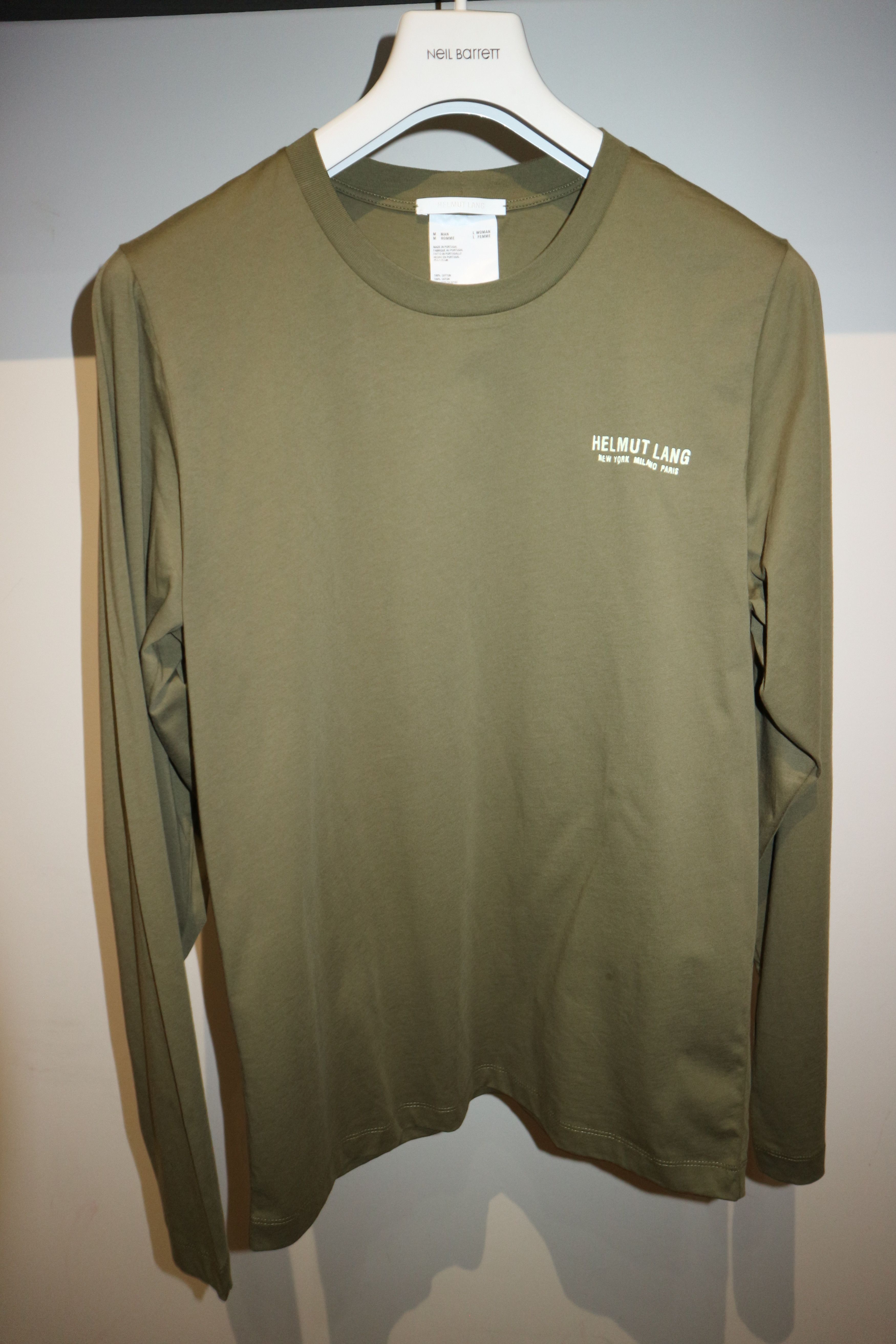 Helmut Lang Aviator logo print tee Size US M / EU 48-50 / 2 - 1 Thumbnail