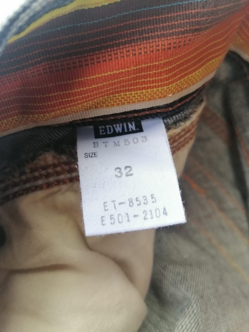 Edwin × Japanese Brand Edwin Blue Trip Made In Japan Denim Jeans Size US 34 / EU 50 - 5 Thumbnail