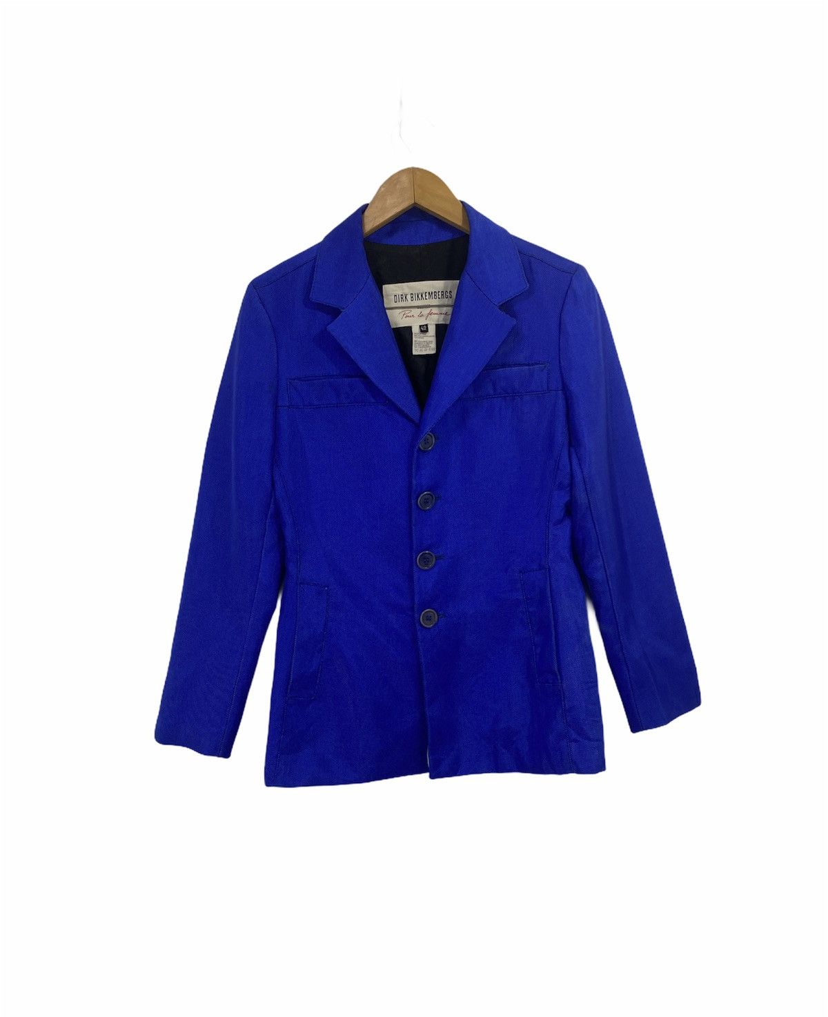 Dirk Bikkembergs Dirk Bikermbergs Jacket Royal Blue Design Lagendary Size US S / EU 44-46 / 1 - 1 Thumbnail