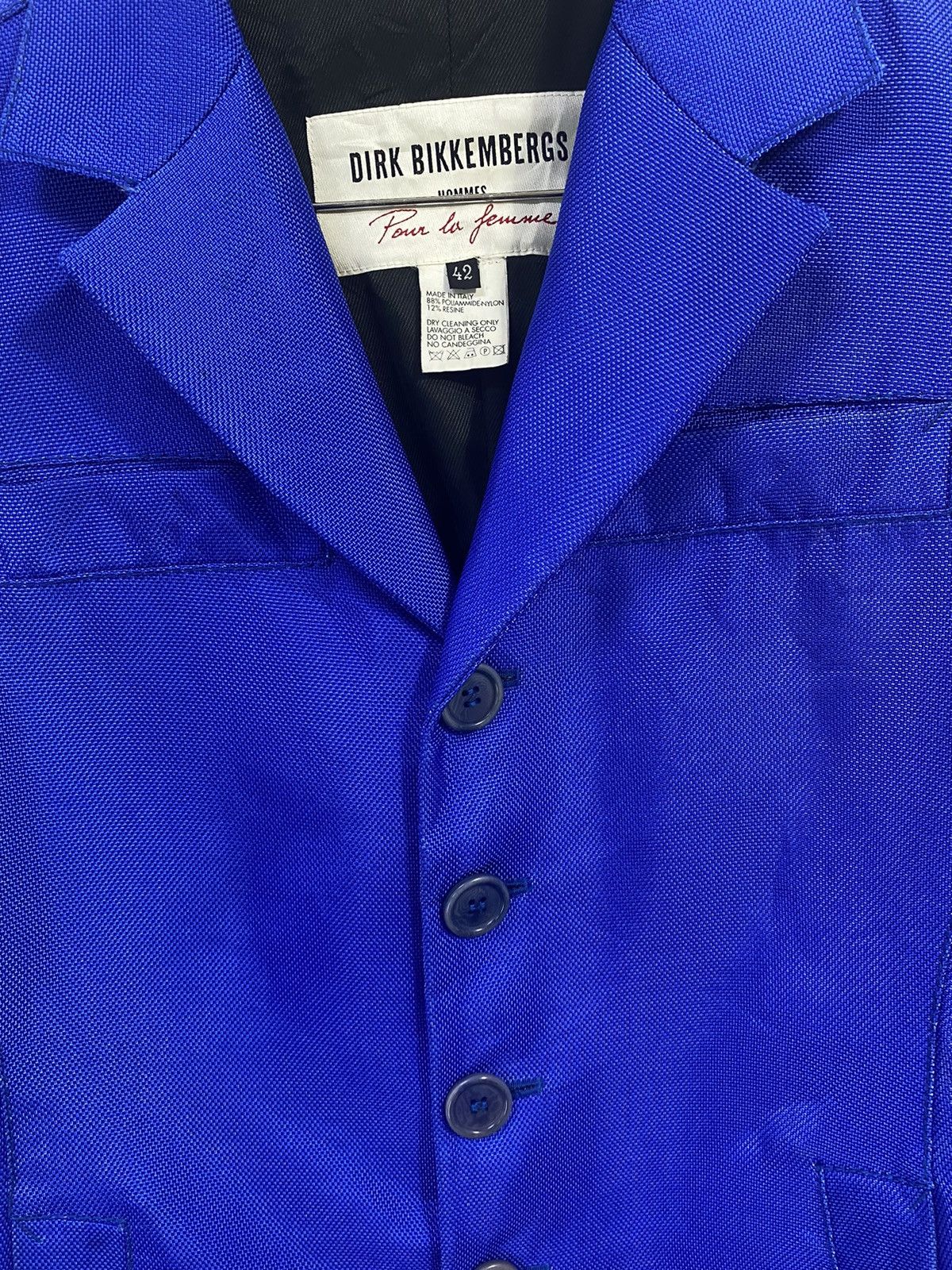 Dirk Bikkembergs Dirk Bikermbergs Jacket Royal Blue Design Lagendary Size US S / EU 44-46 / 1 - 4 Thumbnail