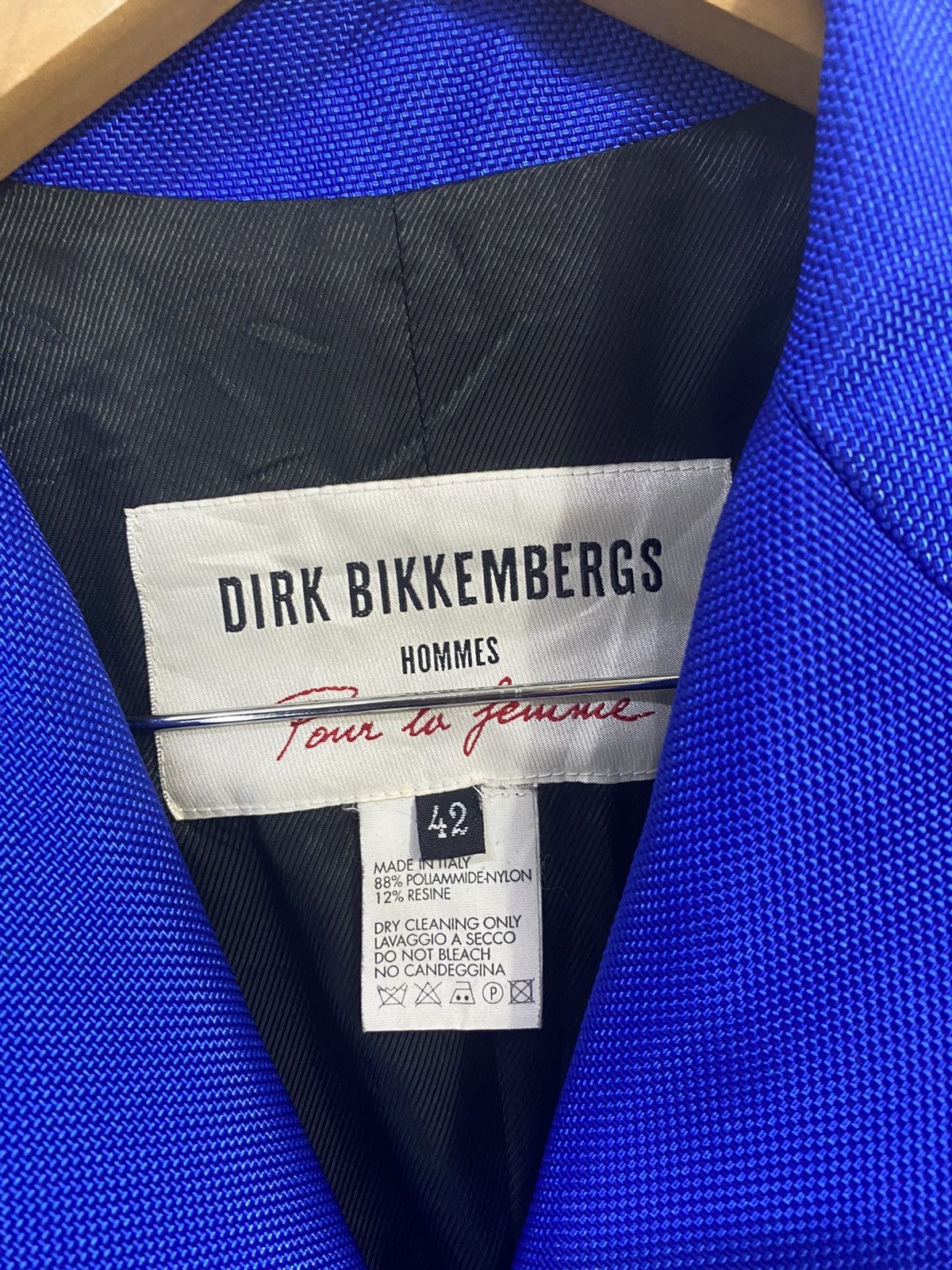 Dirk Bikkembergs Dirk Bikermbergs Jacket Royal Blue Design Lagendary Size US S / EU 44-46 / 1 - 3 Thumbnail