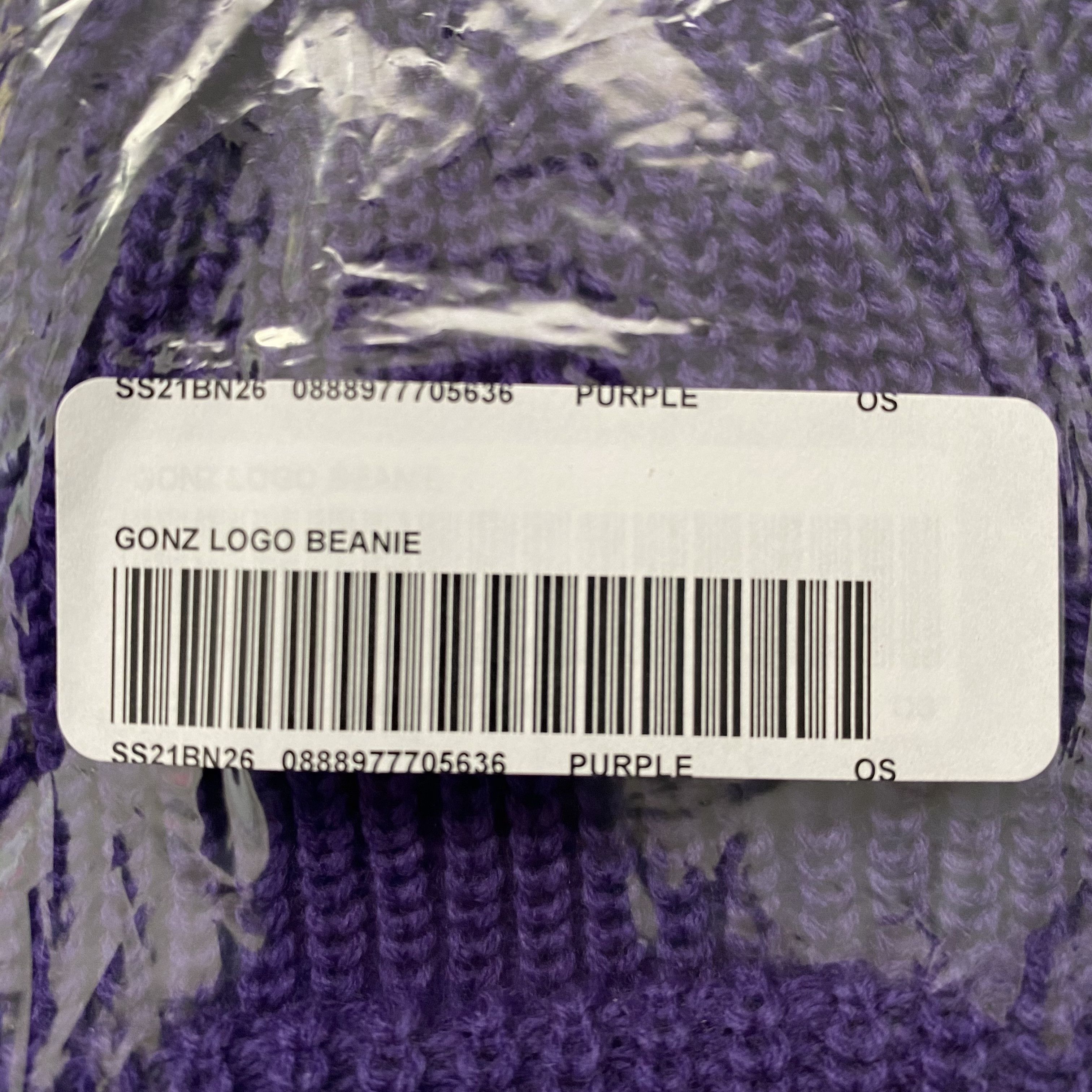 Supreme Gonz Logo Beanie Deadstock Size ONE SIZE - 4 Thumbnail
