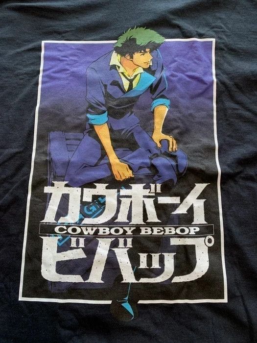 Vintage Deadstock Cowboy Bebop Anime Graphic Tee Size US XL / EU 56 / 4 - 2 Thumbnail