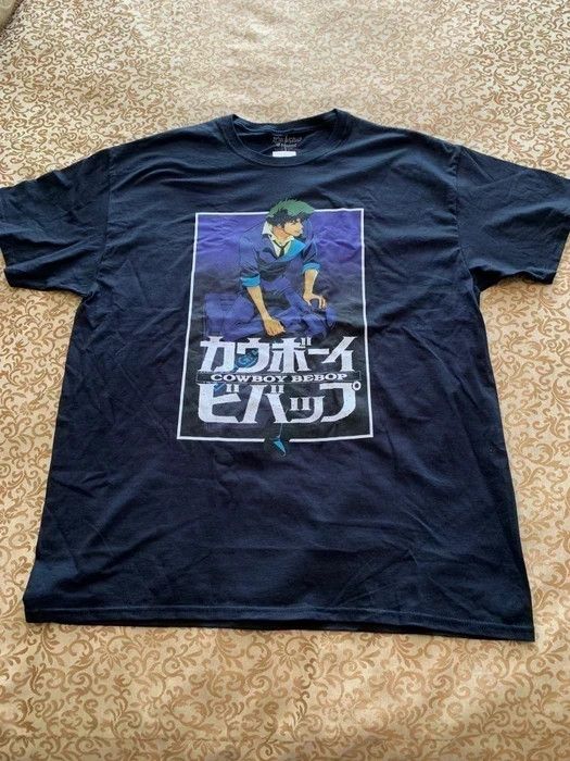Vintage Deadstock Cowboy Bebop Anime Graphic Tee Size US XL / EU 56 / 4 - 1 Thumbnail