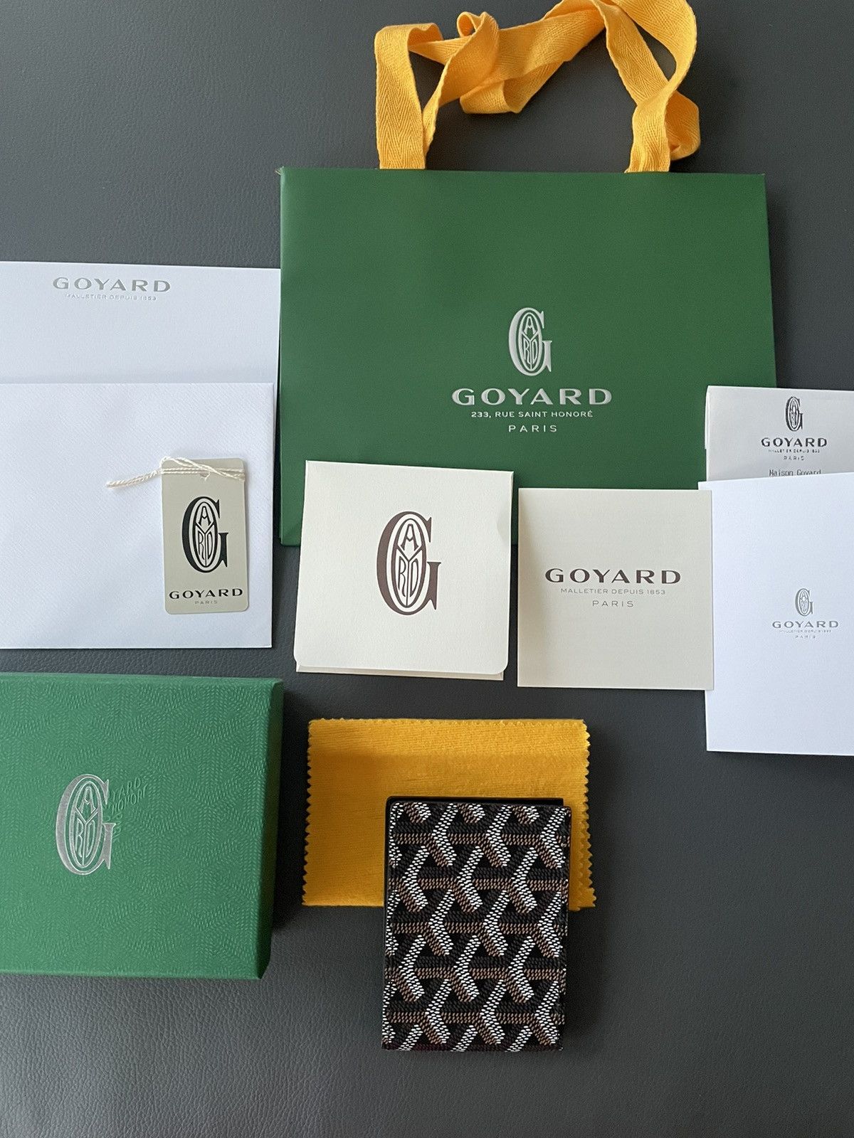 Goyard Rare Limited Edition Brand New Iconic Goyard Logo Wallet Size ONE SIZE - 14 Thumbnail