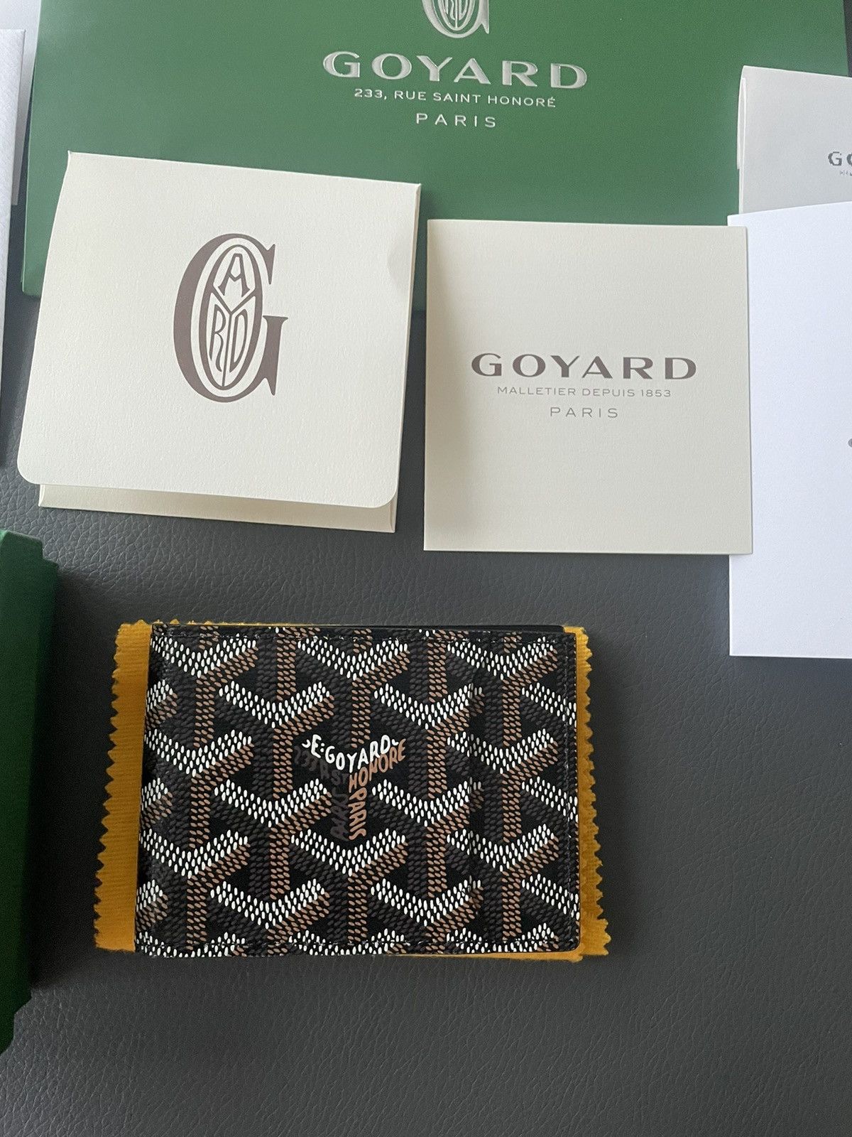 Goyard Rare Limited Edition Brand New Iconic Goyard Logo Wallet Size ONE SIZE - 7 Thumbnail
