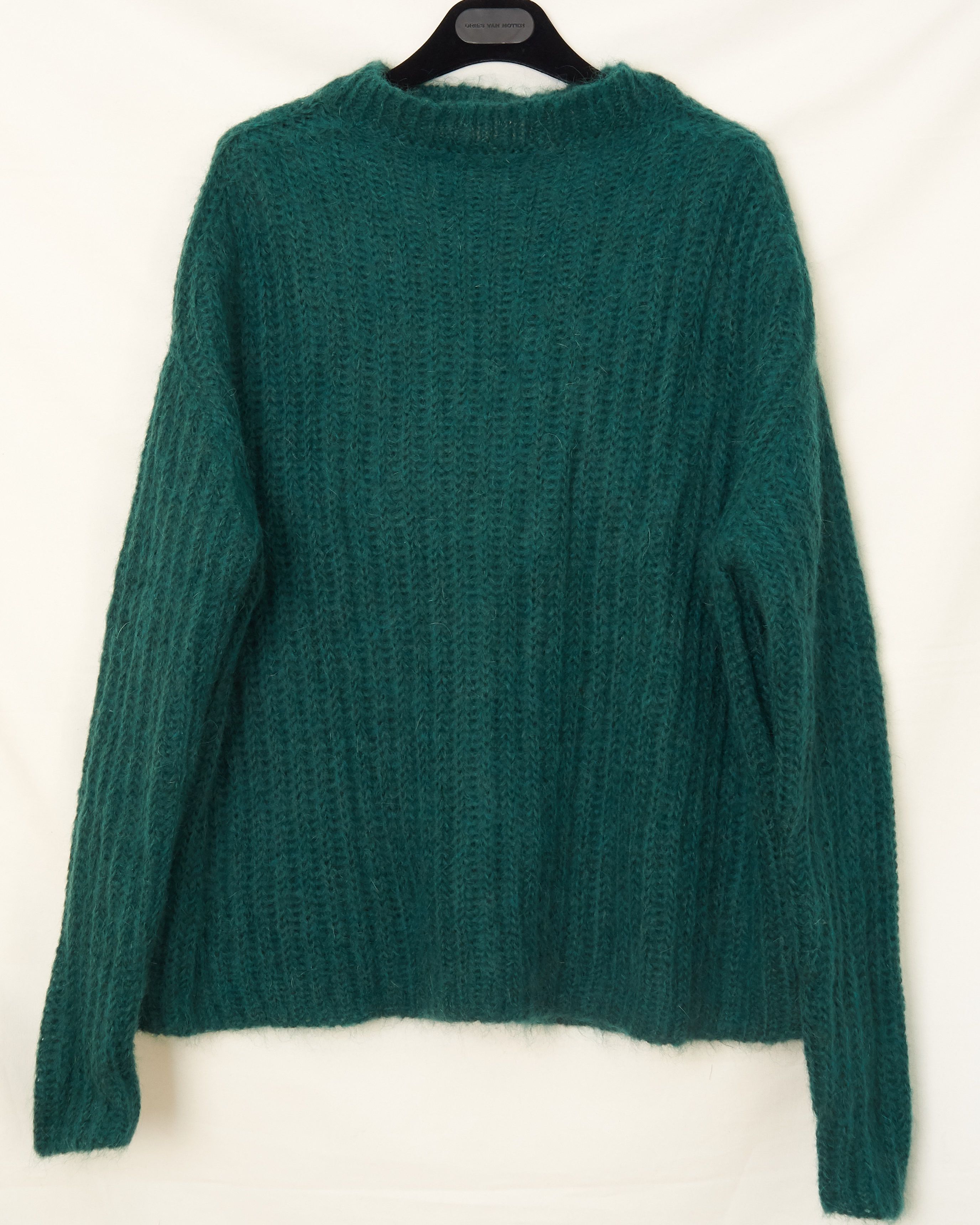 image of Marni Mohair Sweater in Blue Green, Men's (Size Small)