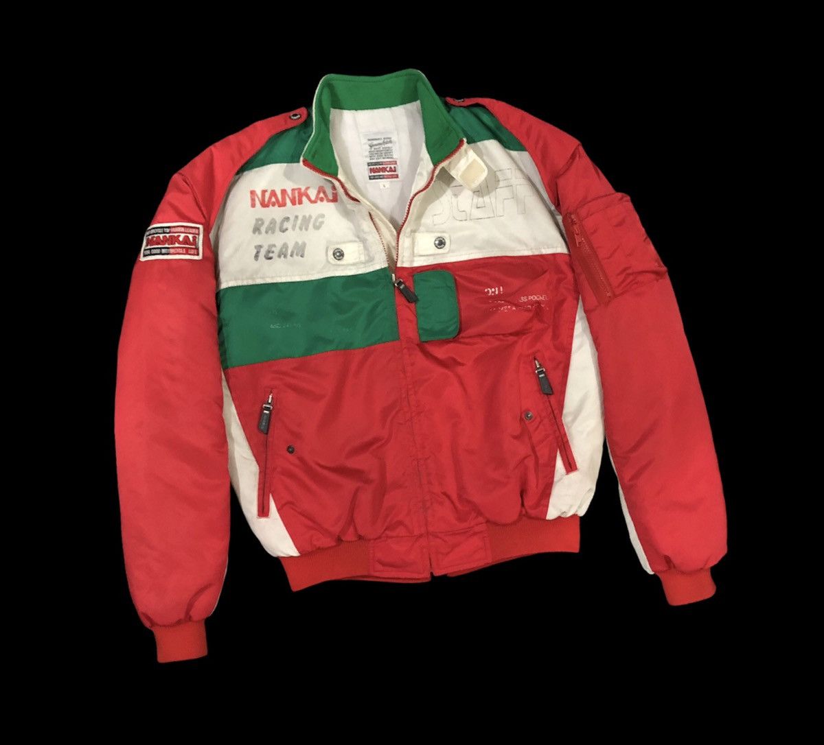 Sports Specialties Vintage Nankai Racing Team Crew Bomber Jacket Size US L / EU 52-54 / 3 - 3 Thumbnail