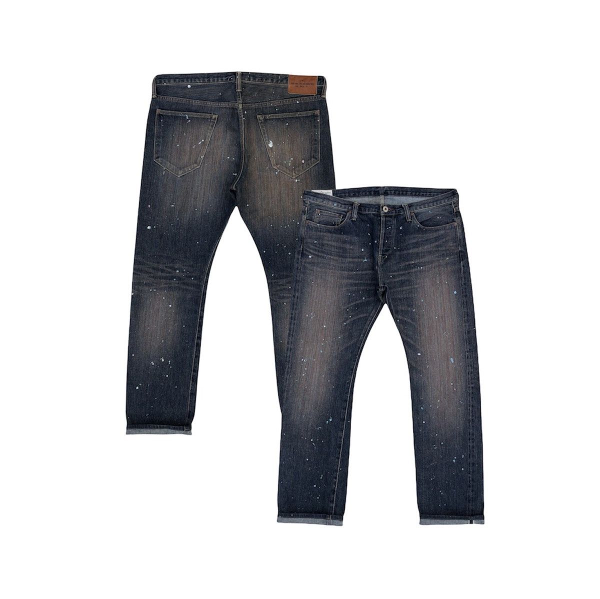 Paul Smith Red Ear Paul Smith RED EAR Paint Splatter Selvedge Denim Jeans Size US 35 - 2 Thumbnail