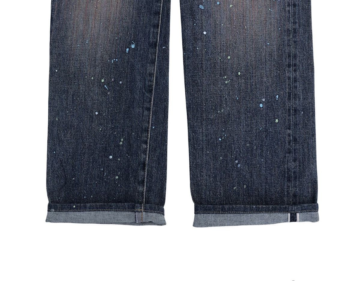 Paul Smith Red Ear Paul Smith RED EAR Paint Splatter Selvedge Denim Jeans Size US 35 - 11 Thumbnail
