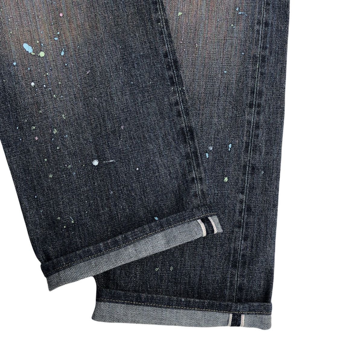 Paul Smith Red Ear Paul Smith RED EAR Paint Splatter Selvedge Denim Jeans Size US 35 - 12 Thumbnail