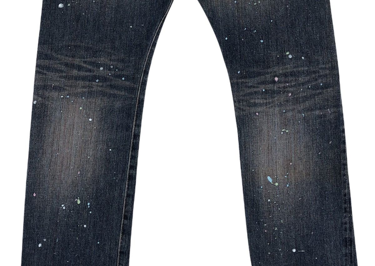 Paul Smith Red Ear Paul Smith RED EAR Paint Splatter Selvedge Denim Jeans Size US 35 - 15 Thumbnail