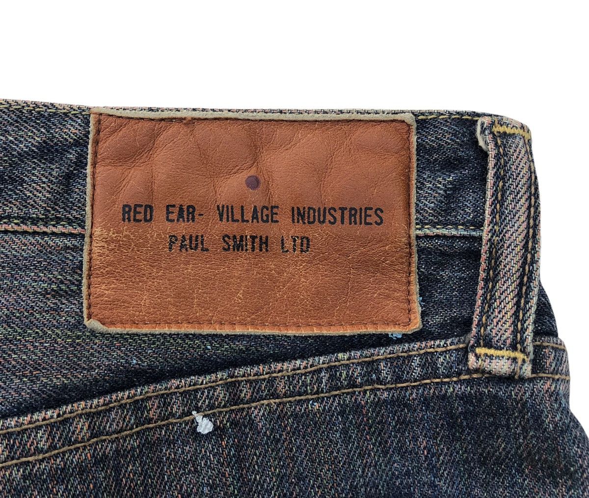 Paul Smith Red Ear Paul Smith RED EAR Paint Splatter Selvedge Denim Jeans Size US 35 - 16 Thumbnail
