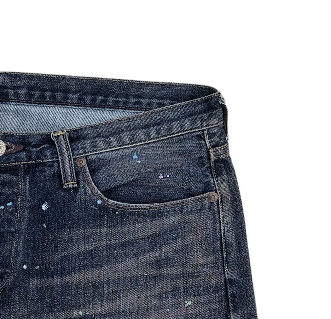 Paul Smith Red Ear Paul Smith RED EAR Paint Splatter Selvedge Denim Jeans Size US 35 - 5 Thumbnail