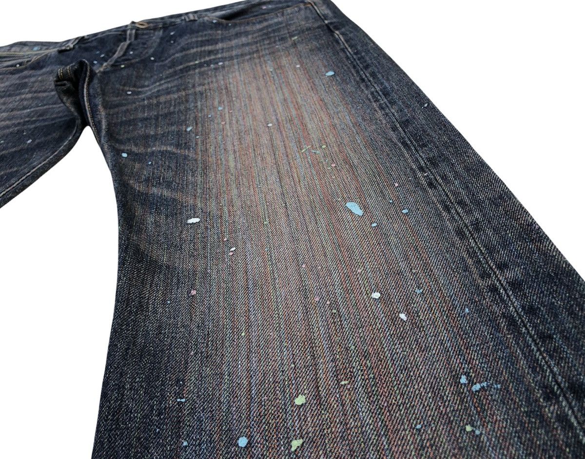 Paul Smith Red Ear Paul Smith RED EAR Paint Splatter Selvedge Denim Jeans Size US 35 - 8 Thumbnail