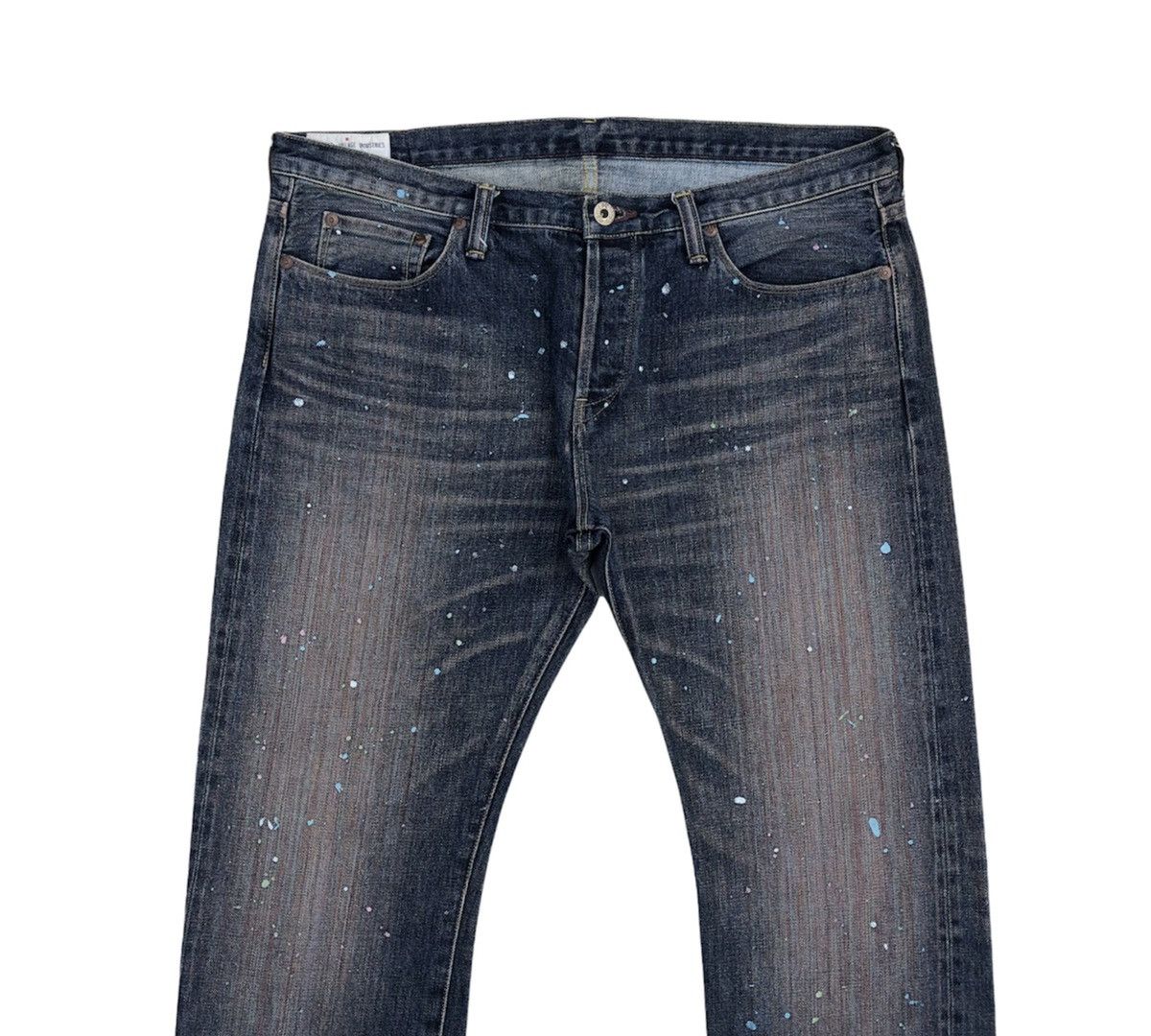 Paul Smith Red Ear Paul Smith RED EAR Paint Splatter Selvedge Denim Jeans Size US 35 - 3 Thumbnail