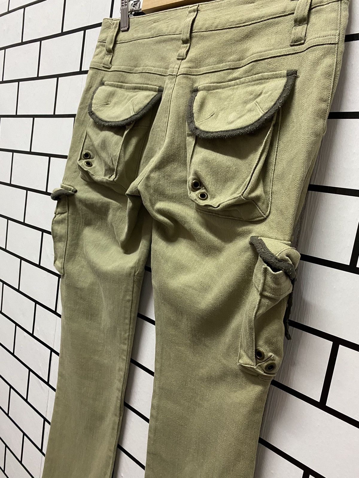 Designer × Japanese Brand Japan Brand A+A Cargo Skinny Stretchable Tactical Pants Size US 28 / EU 44 - 10 Thumbnail