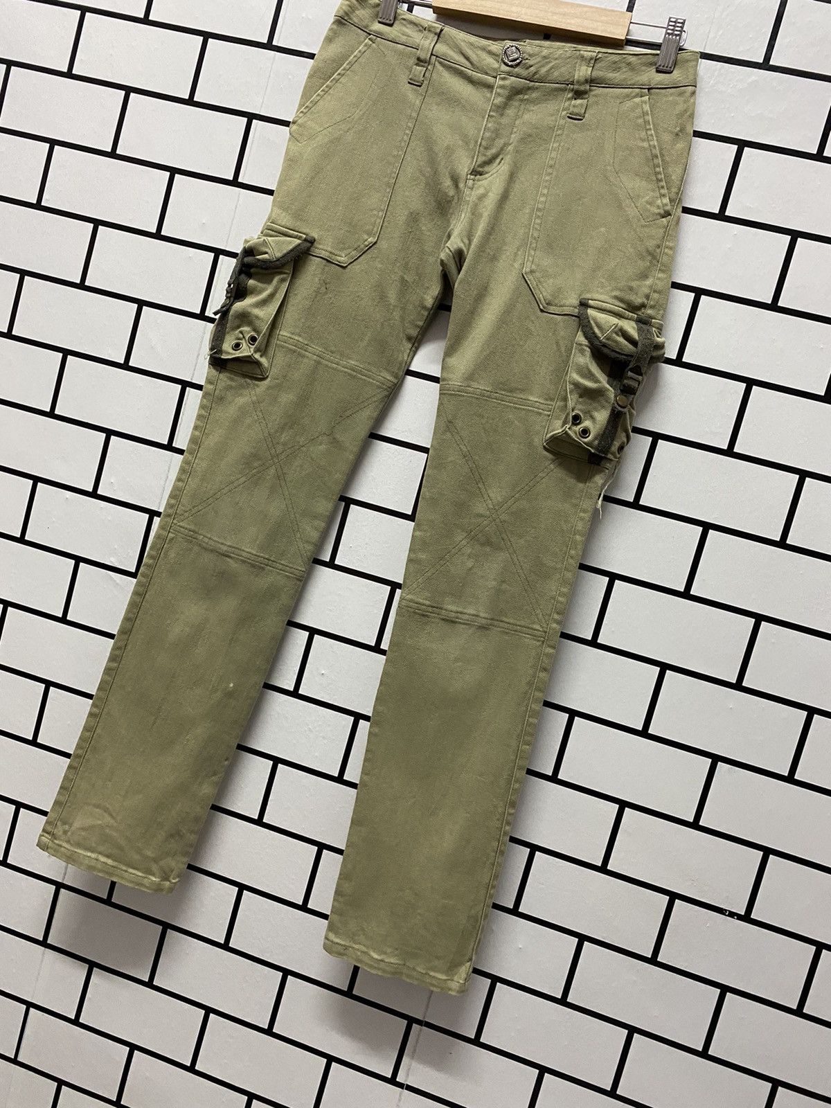 Designer × Japanese Brand Japan Brand A+A Cargo Skinny Stretchable Tactical Pants Size US 28 / EU 44 - 3 Thumbnail