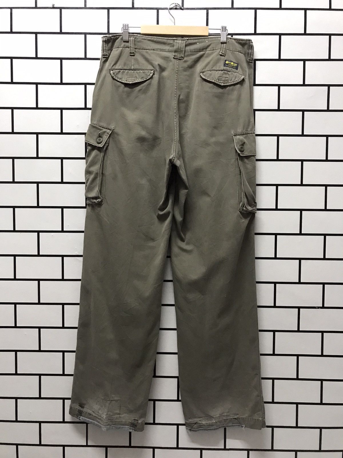 Oshkosh × Vintage Vintage 90’s Oshkosh Cargo distressed casual work wear pants Size US 36 / EU 52 - 9 Thumbnail