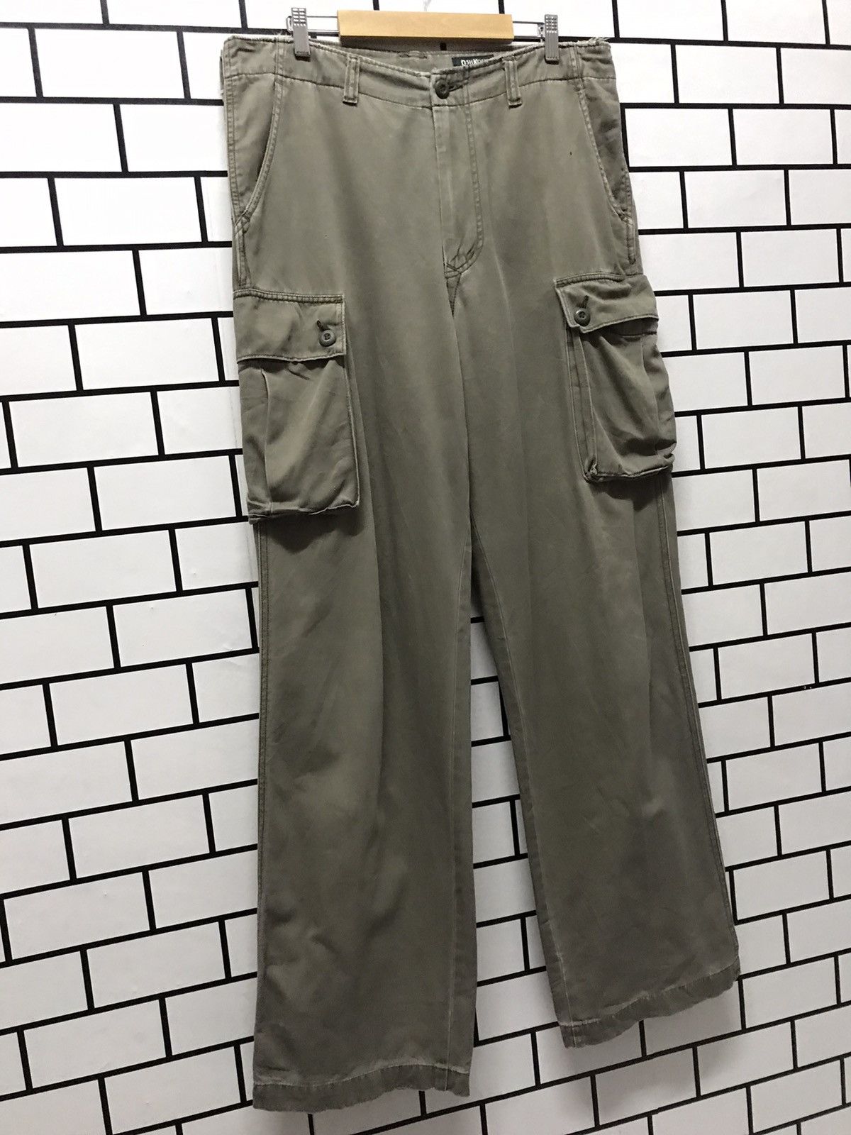 Oshkosh × Vintage Vintage 90’s Oshkosh Cargo distressed casual work wear pants Size US 36 / EU 52 - 3 Thumbnail
