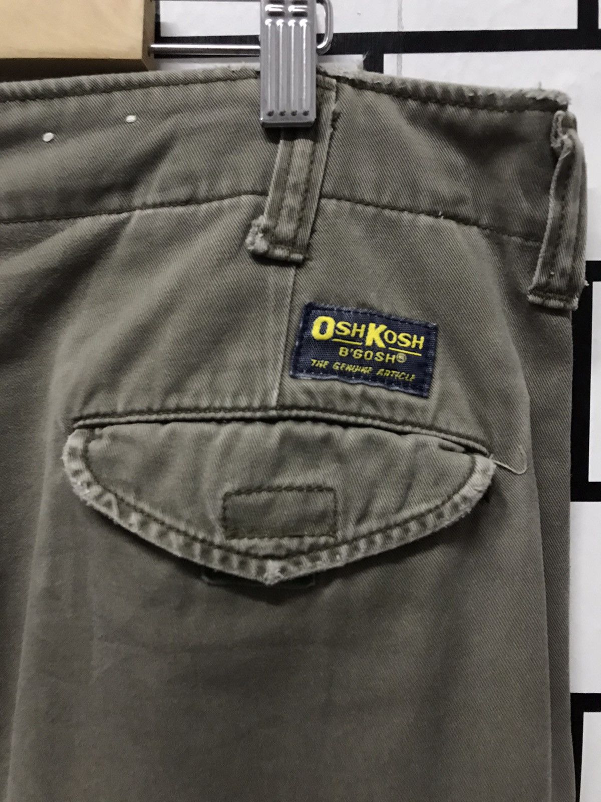 Oshkosh × Vintage Vintage 90’s Oshkosh Cargo distressed casual work wear pants Size US 36 / EU 52 - 12 Thumbnail