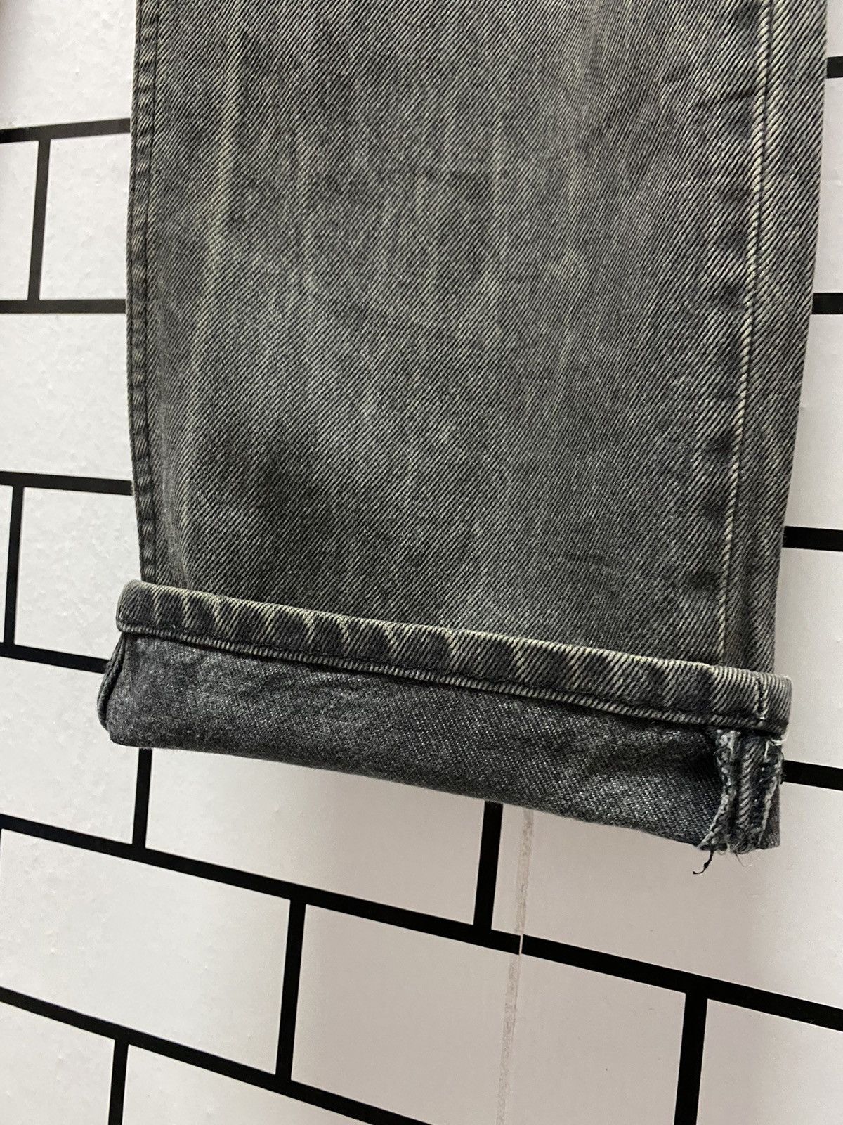 Levi's × Vintage Vintage 80’s Levis 501 Blank R Sun Faded Black Denim Jeans Size US 32 / EU 48 - 13 Thumbnail