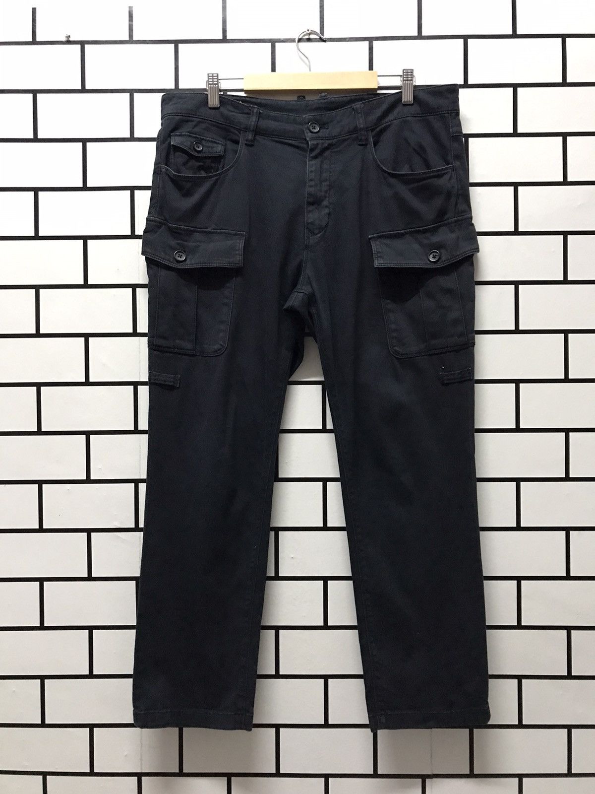 Japanese Brand × NANO universe Nano Universe Japan Cargo Bush Pocket Slim Stretchable Pants Size US 34 / EU 50 - 1 Thumbnail