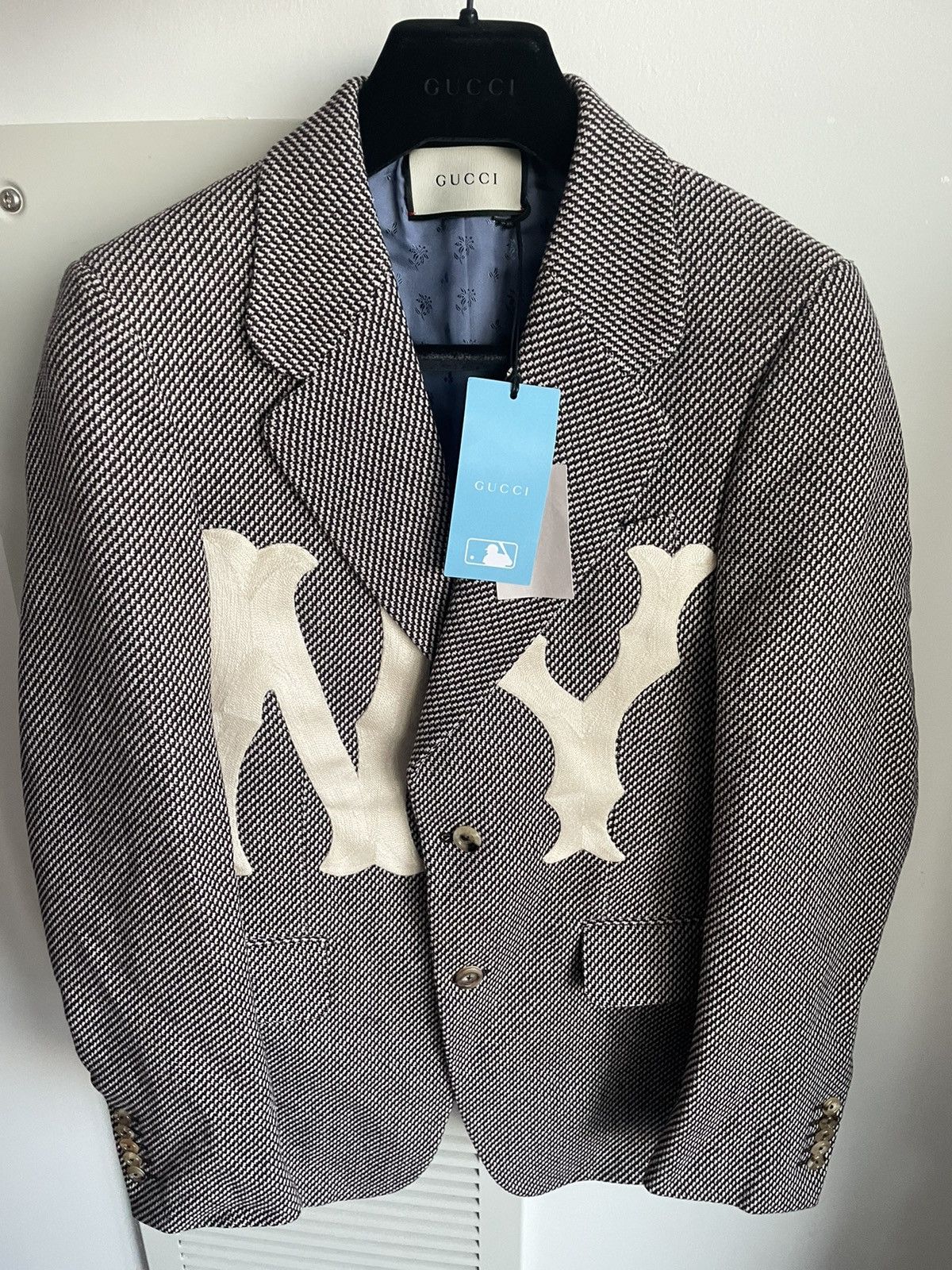 Gucci × New York Yankees Super Limited Edition $4k Brand NEW Yankees Collab Blazer Size 48R - 18 Thumbnail