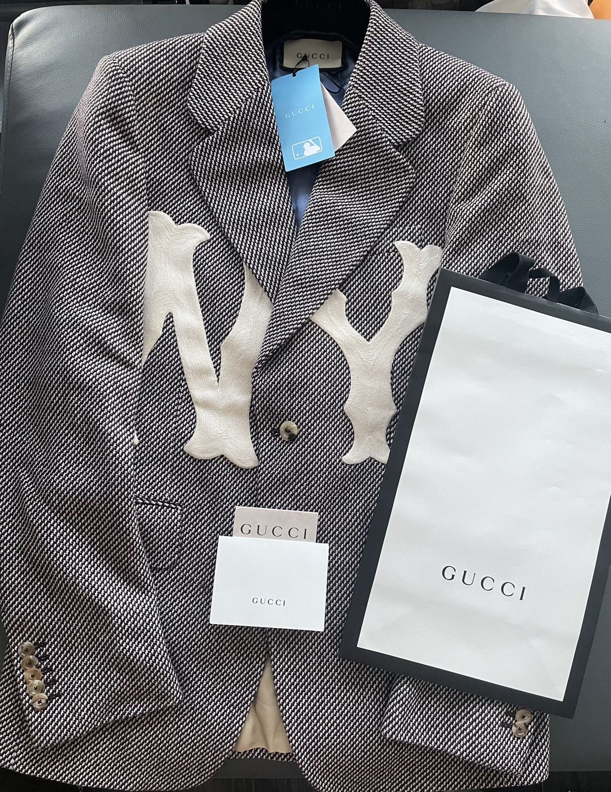 Gucci × New York Yankees Super Limited Edition $4k Brand NEW Yankees Collab Blazer Size 48R - 15 Thumbnail