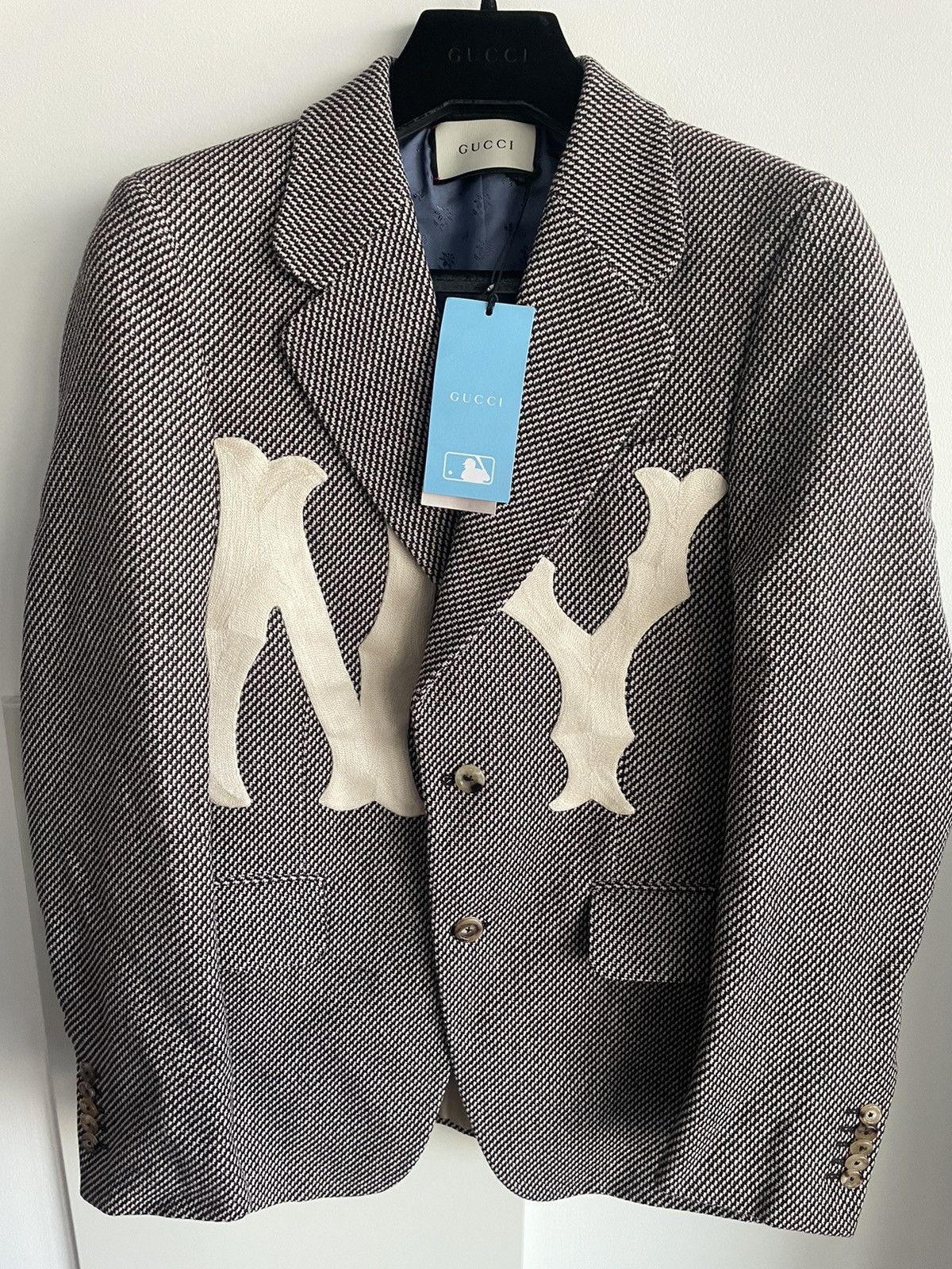Gucci × New York Yankees Super Limited Edition $4k Brand NEW Yankees Collab Blazer Size 48R - 3 Thumbnail