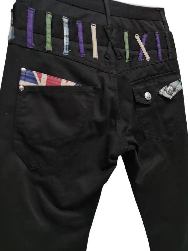 Seditionaries 🔥FYE! Union Jack Punk Sex Pistols Double Waist Black Pants Size US 28 / EU 44 - 6 Thumbnail